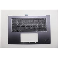 Lenovo X9-15 Gen 1 (21Q6, 21Q7) Laptop (ThinkPad) C-cover with keyboard - 5M11Q55182