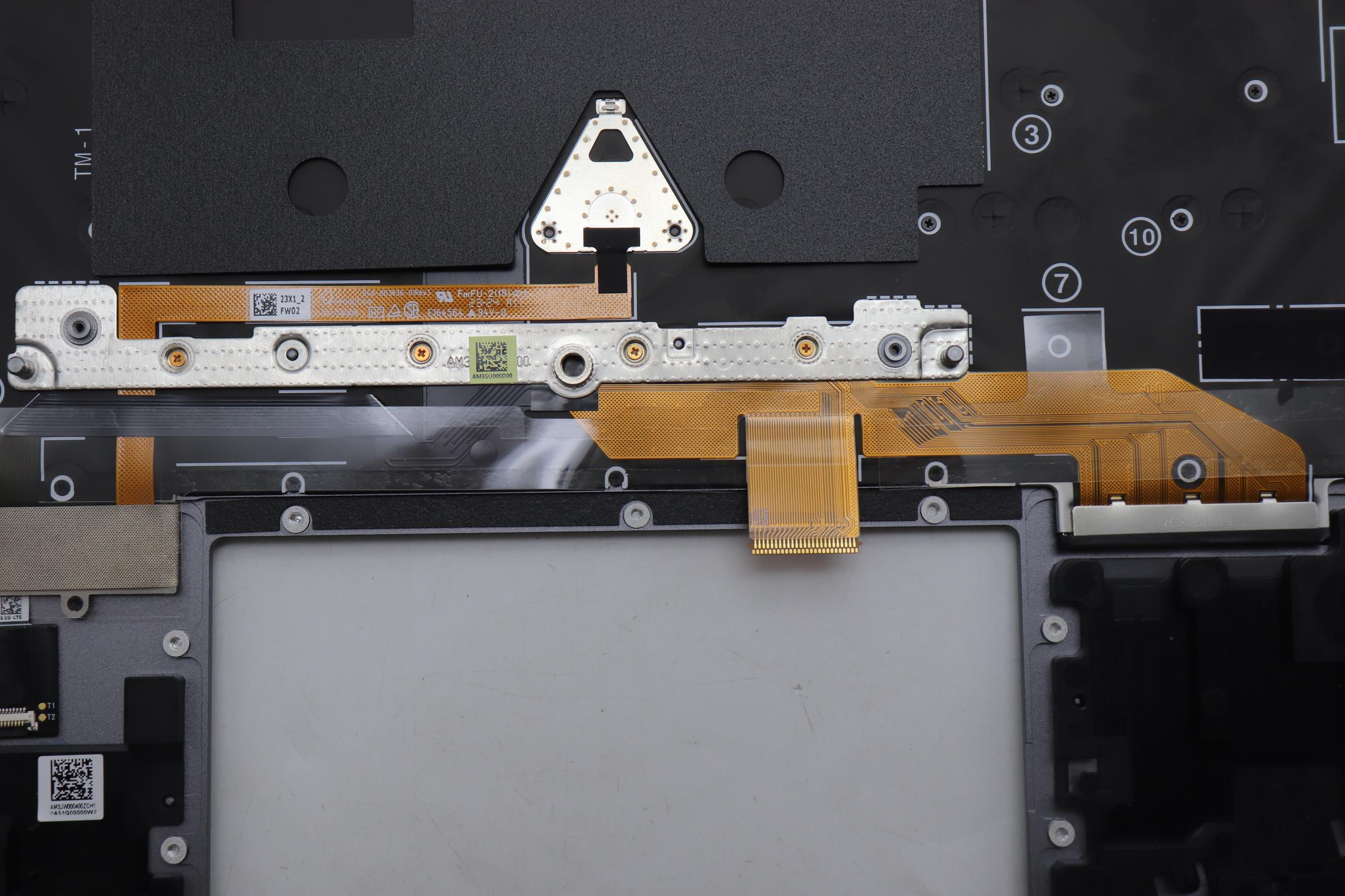 5M11R91418 - Original Lenovo Keyboard with Upper Cover (Palmrest) BL KB GY FPR ENG LTN