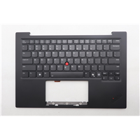 Lenovo X1 Carbon 13th Gen (21NX, 21NY) Laptops (ThinkPad) C-cover with keyboard - 5M11S09544