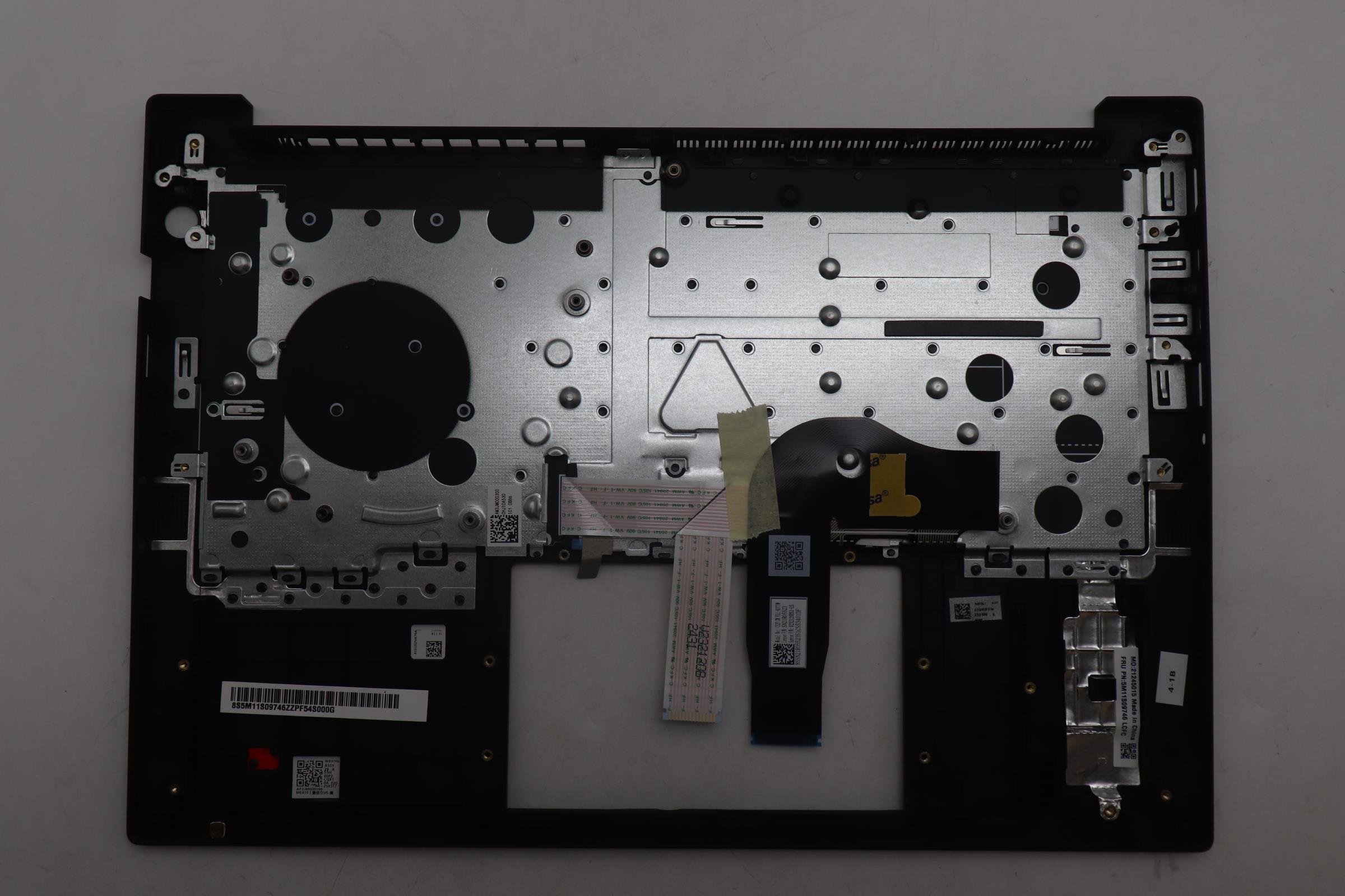 5M11S09746 - Original Lenovo Keyboard with Upper Cover (Palmrest) FRU  KBD W/C ENG BL (SRX) US BK