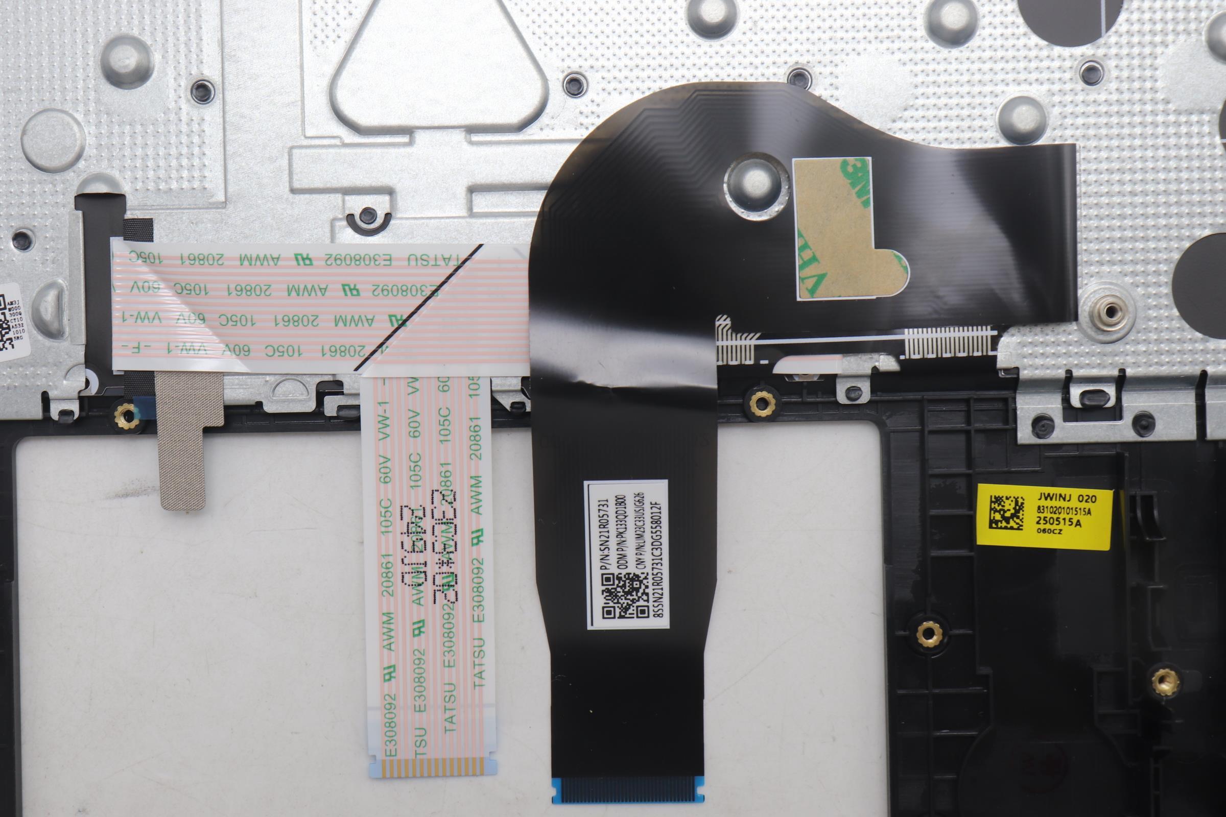 5M11S09950 - Original Lenovo Keyboard with Upper Cover (Palmrest) FRU KBD W/C ENG BL(CHY)US BK