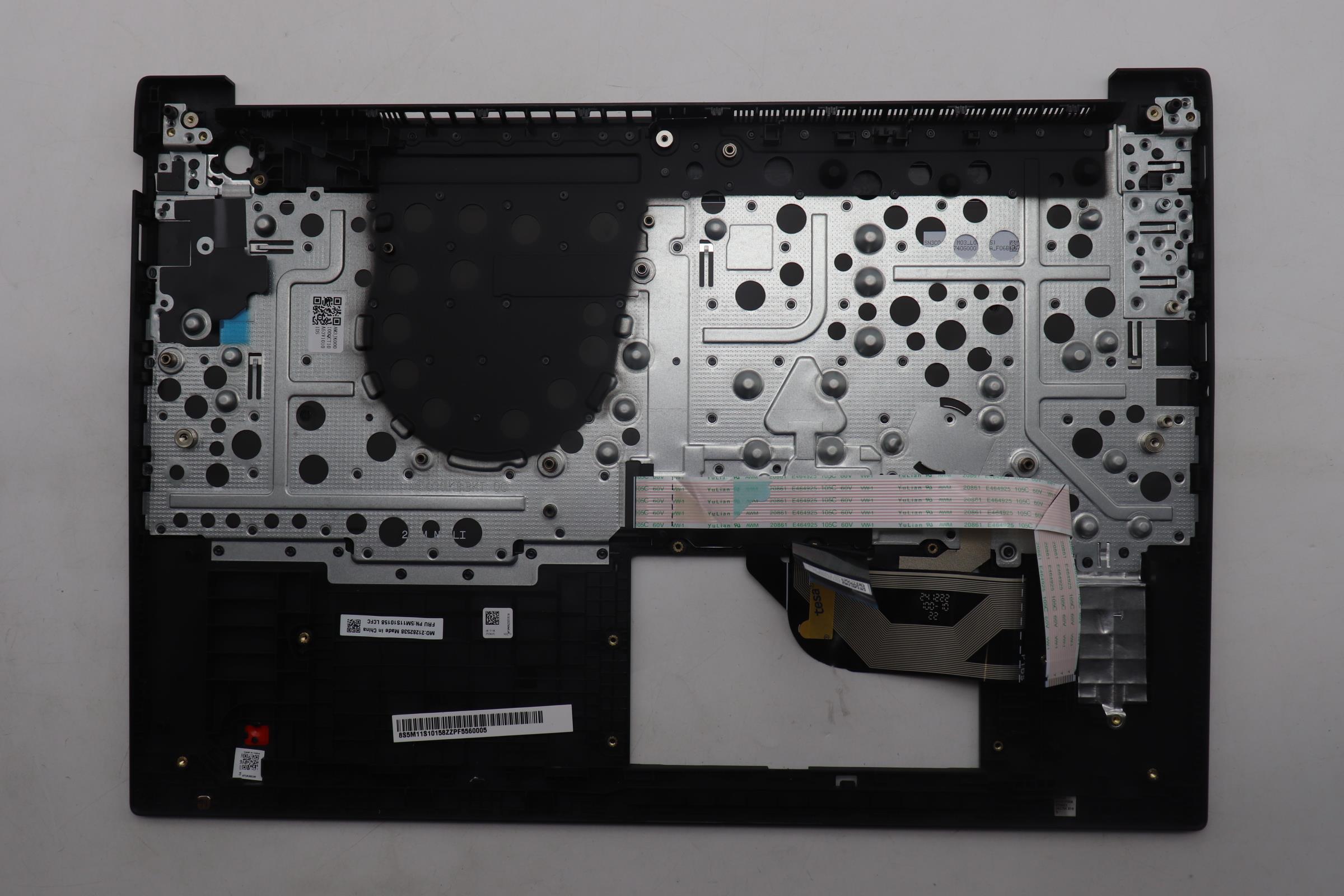 5M11S10158 - Original Lenovo Keyboard with Upper Cover (Palmrest) FRU KBD CCV ENG BL(Liteon)US BK