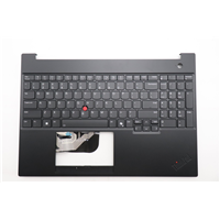 Lenovo E16 Gen 3 (21TF, 21TG) Laptops (ThinkPad) C-cover with keyboard - 5M11S10339