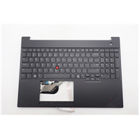 Lenovo E16 Gen 3 (21TF, 21TG) Laptops (ThinkPad) C-cover with keyboard - 5M11S10340