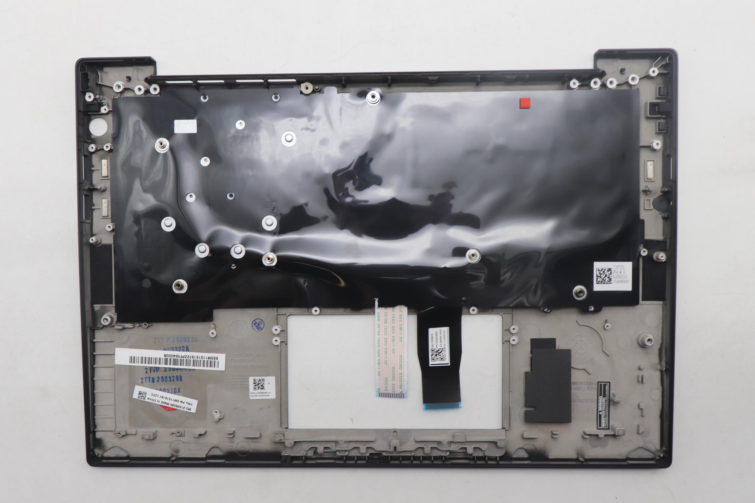5M11S16187 - Original Lenovo Keyboard with Top Cover, English, Black, Backlight