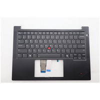 Lenovo E14 Gen 7 (21T0, 21T1) Laptops (ThinkPad) C-cover with keyboard - 5M11S26822