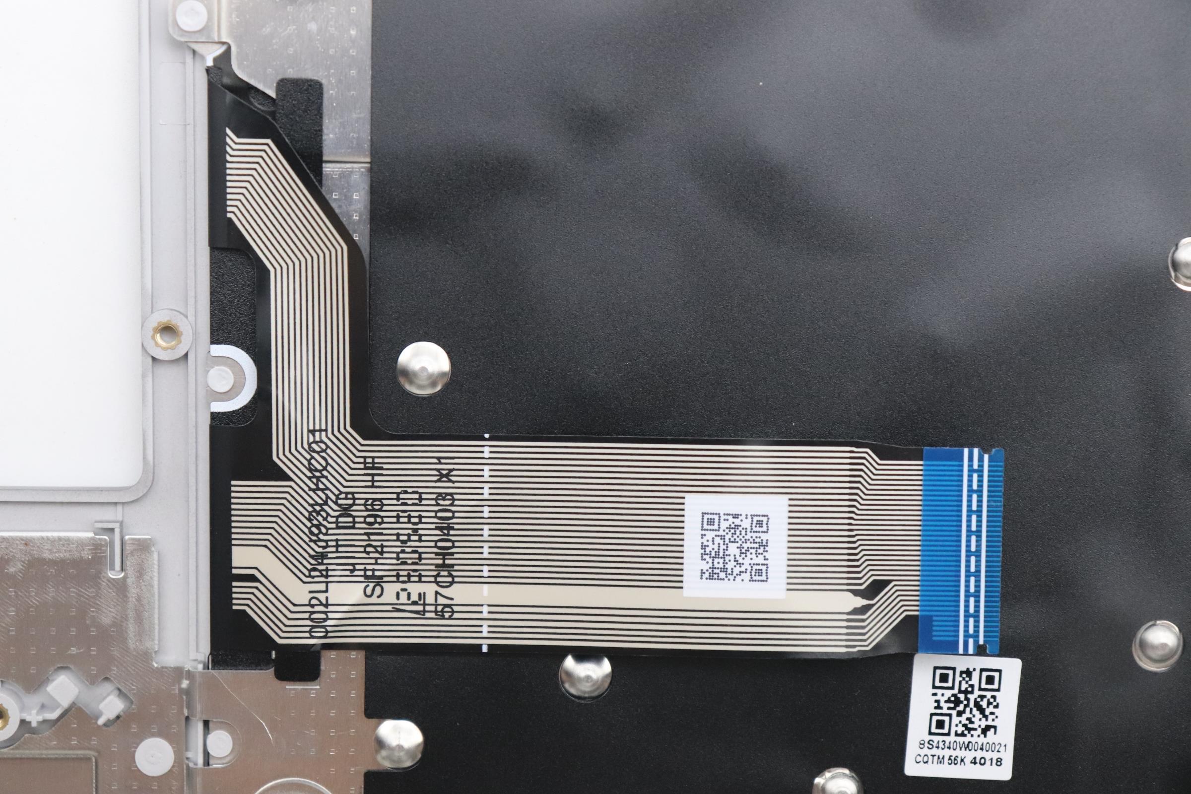 5M11S29878 - Original Lenovo Keyboard with Top Cover, English, Luna Grey, Non_Backlight, Heat Staking
