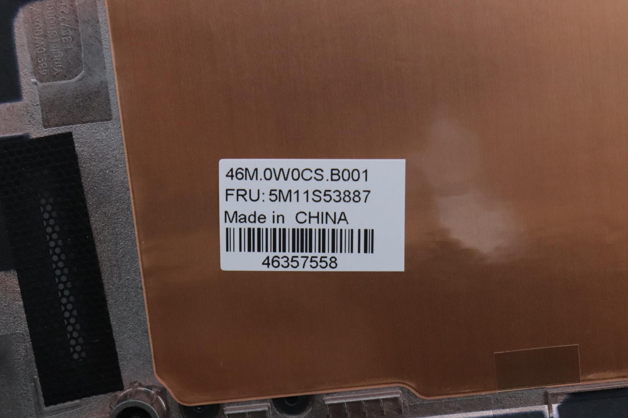 5M11S53887 - Original Lenovo MECH_ASM D Cover CS BK L13 Abby AMD