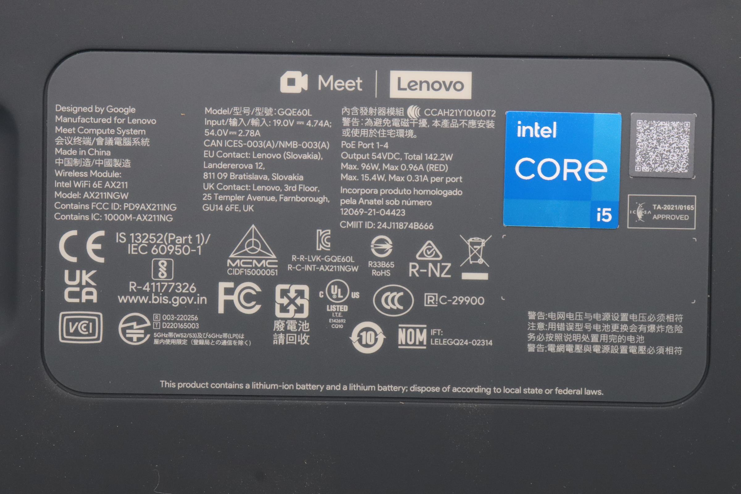 5M21N92415 - Original Lenovo G3 Endeavour Main CP(BK)