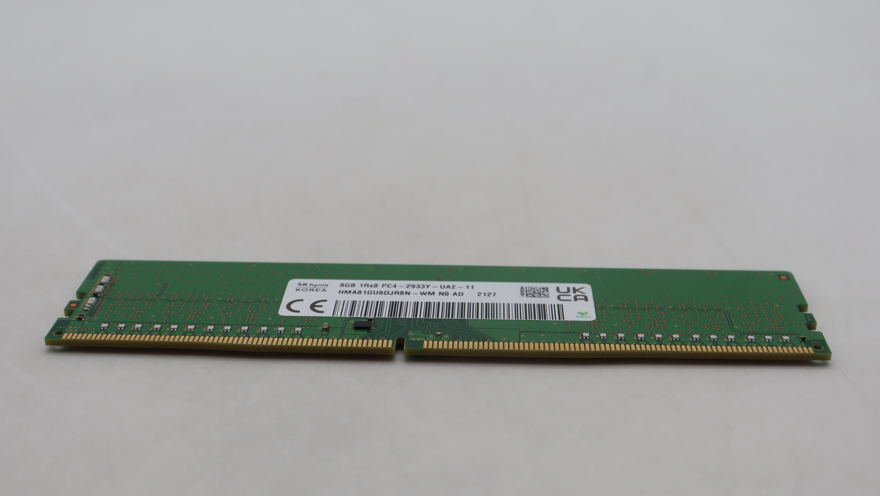 5M30V06814 - Original Lenovo UDIMM,8GB,DDR4,2933,Hynix