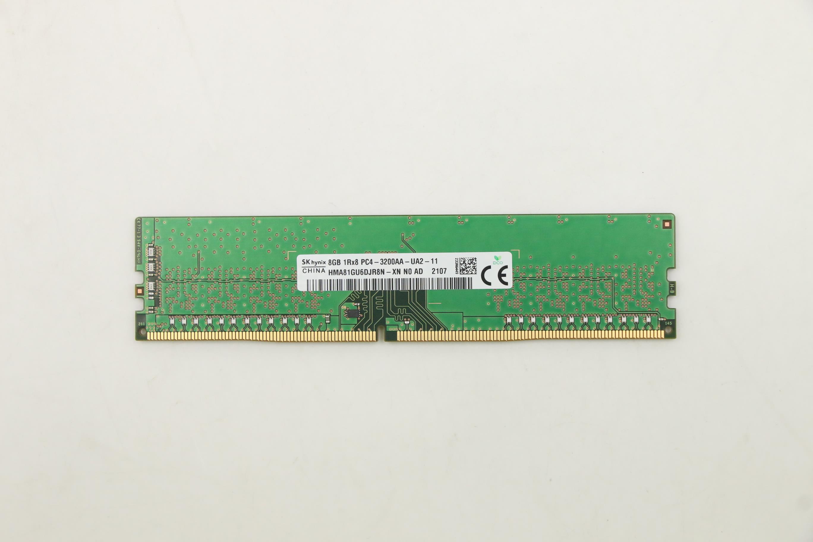 5M30V06836 - Original Lenovo UDIMM,8GB,DDR4,3200,Hynix