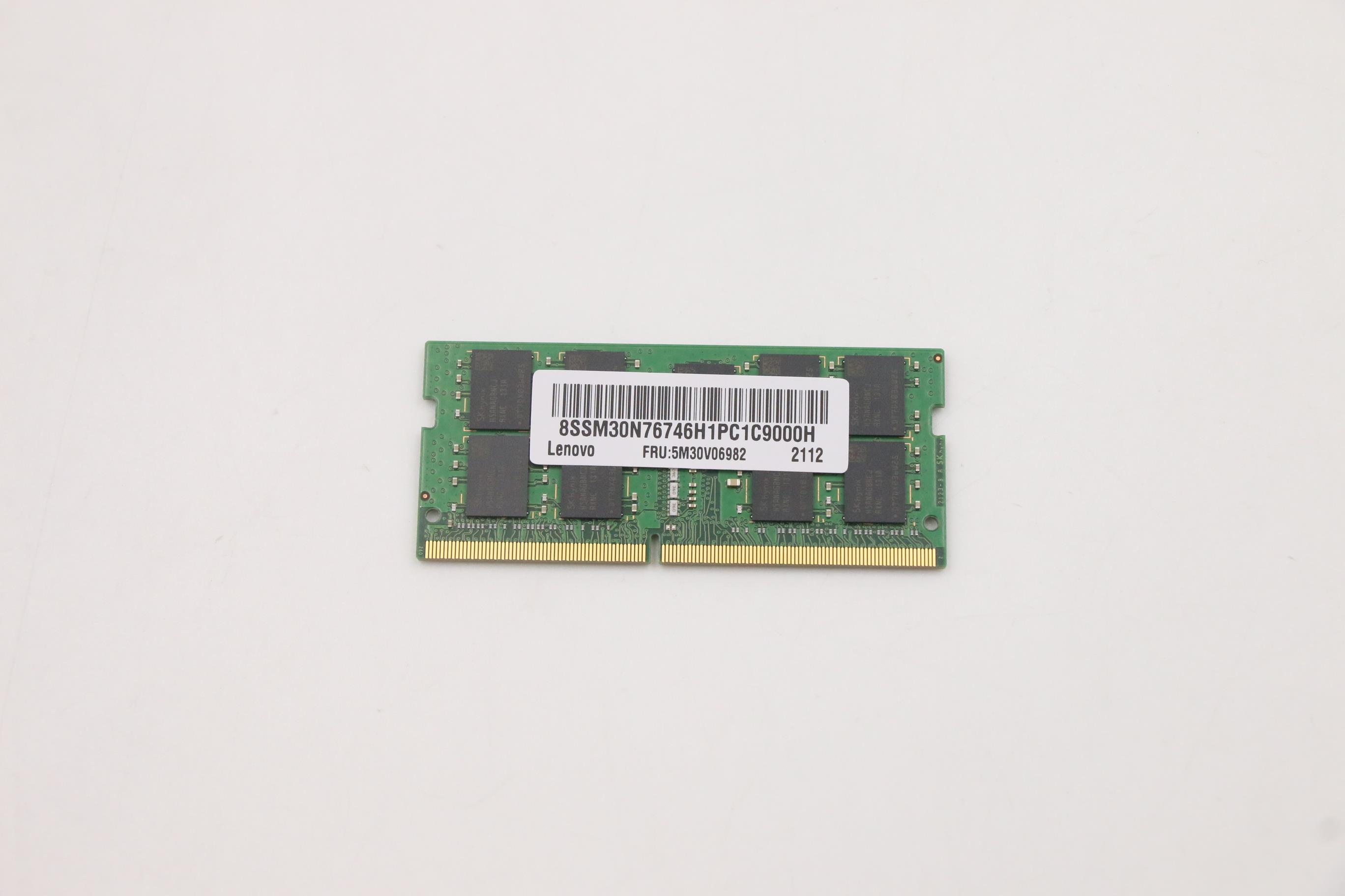 5M30V06982 - Original Lenovo ECC SODIMM,32GB,DDR4,3200,Hynix