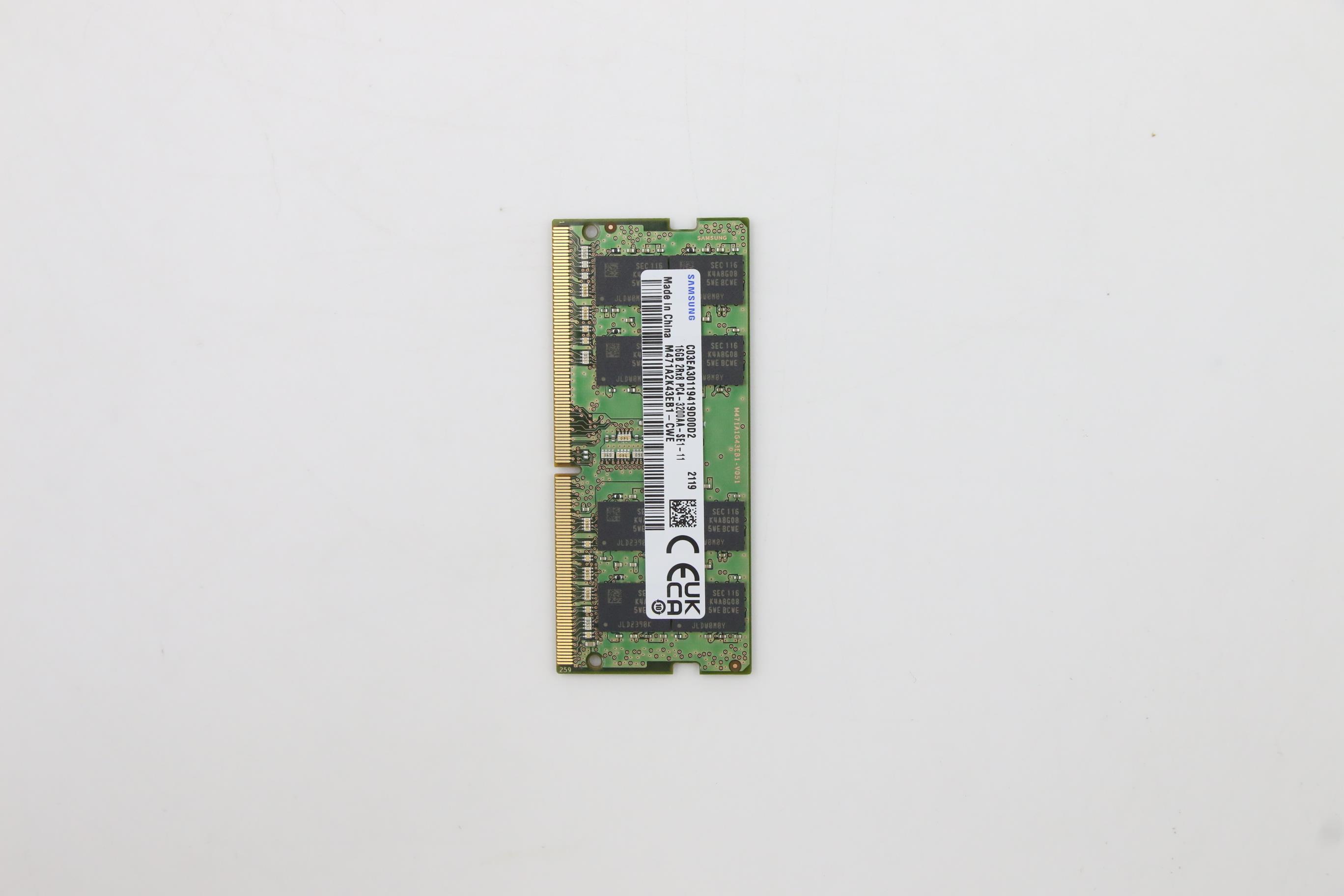 Lenovo Part  Original Lenovo SoDIMM,16GB,DDR4,3200,Samsung