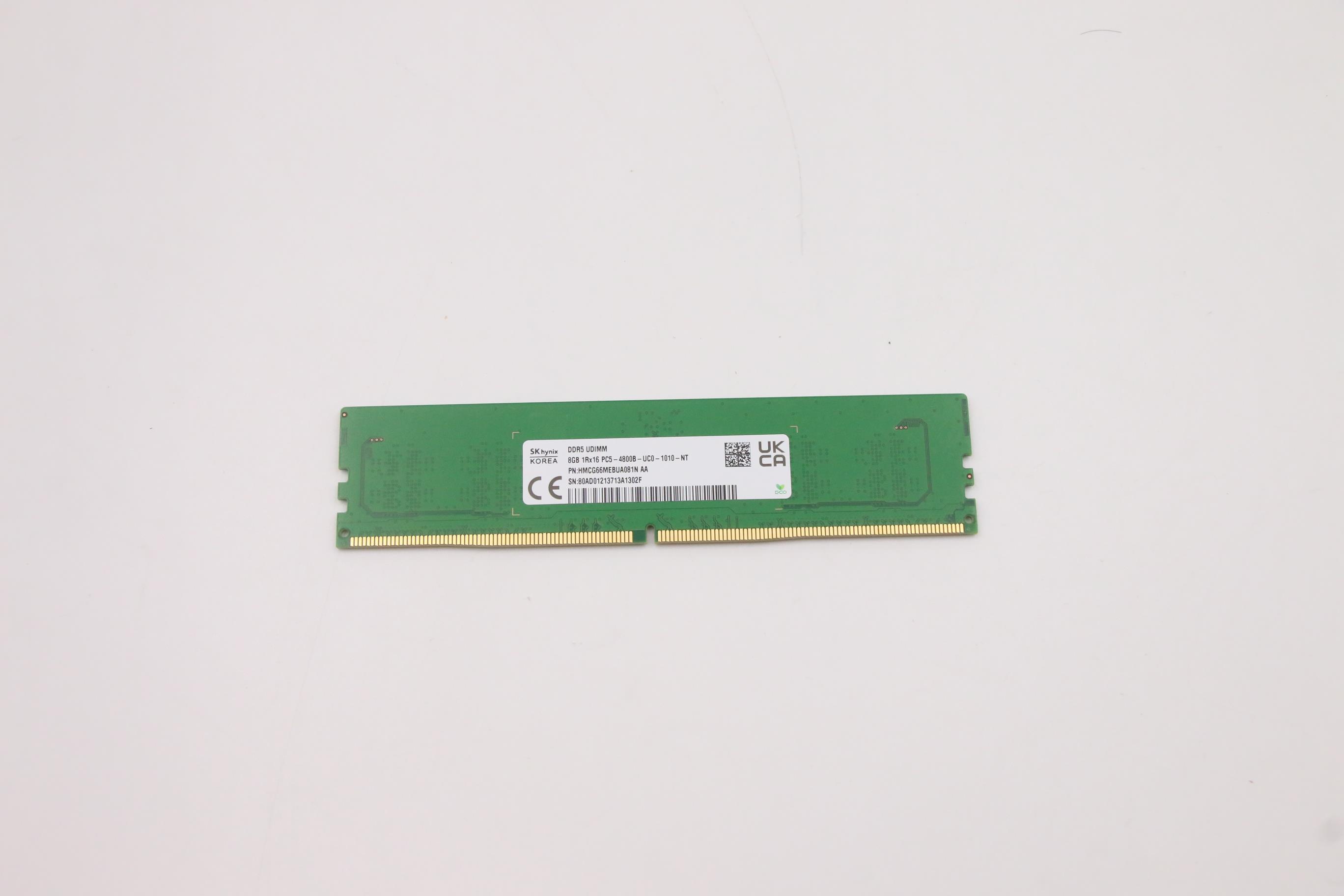 Lenovo Part  Original Lenovo MEMORY UDIMM,8GB,DDR5,4800,Hynix