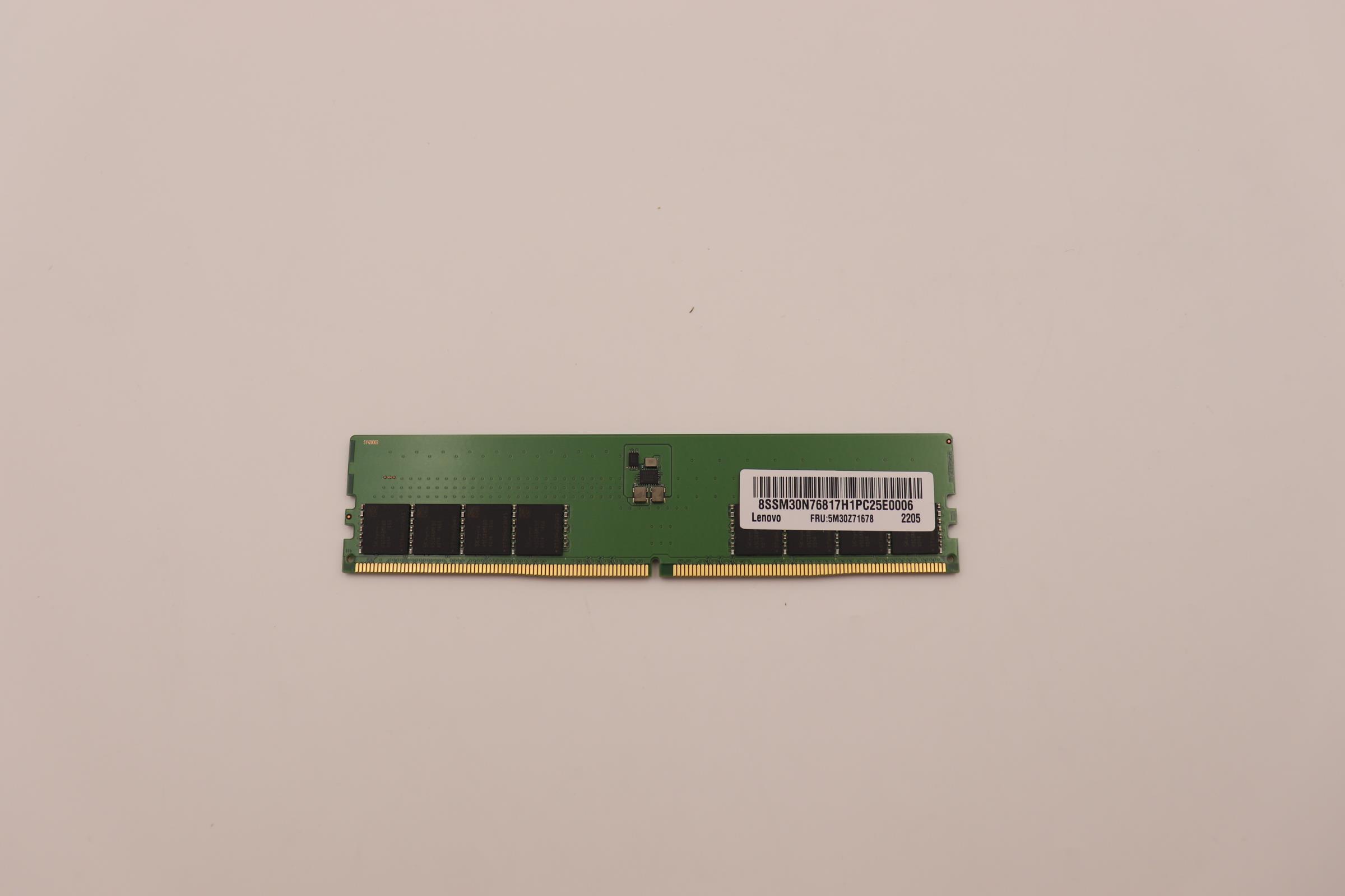 5M30Z71678 - Original Lenovo MEMORY UDIMM,32GB,DDR5,4800,Hynix