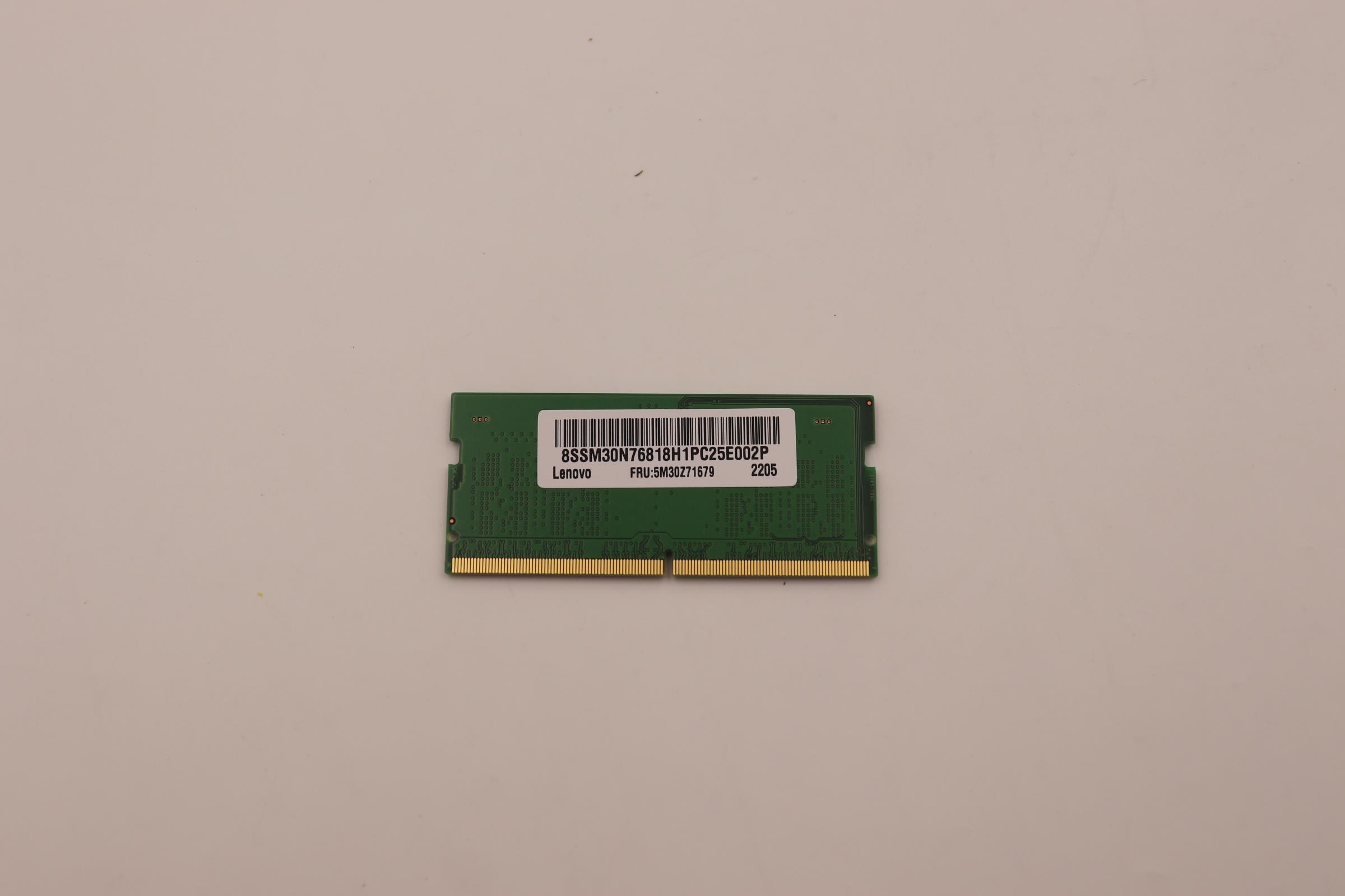 5M30Z71679 - Original Lenovo MEMORY SoDIMM,8GB,DDR5,4800,Hynix