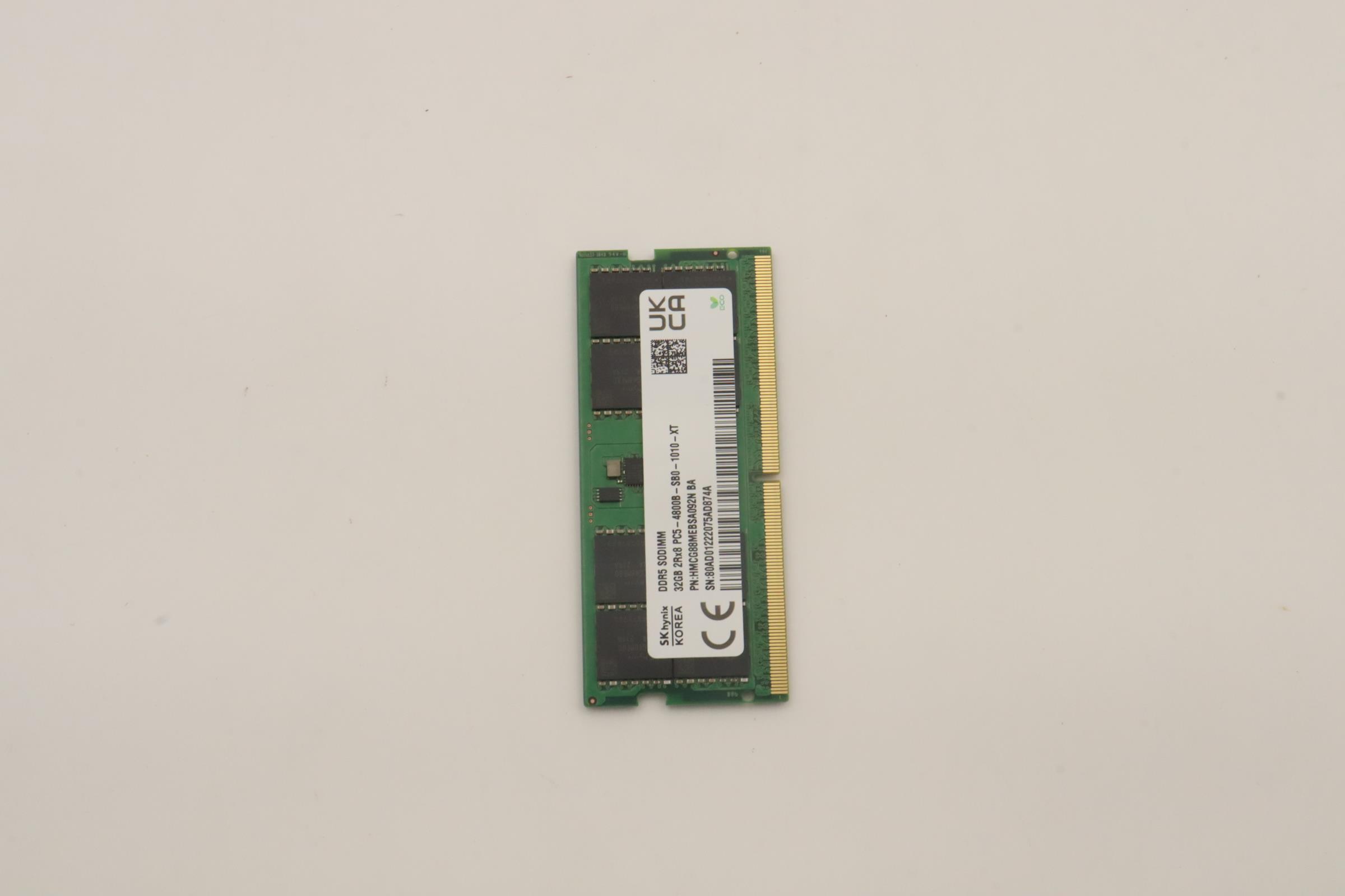 Lenovo Part  Original Lenovo MEMORY SoDIMM,32GB,DDR5,4800,Hynix
