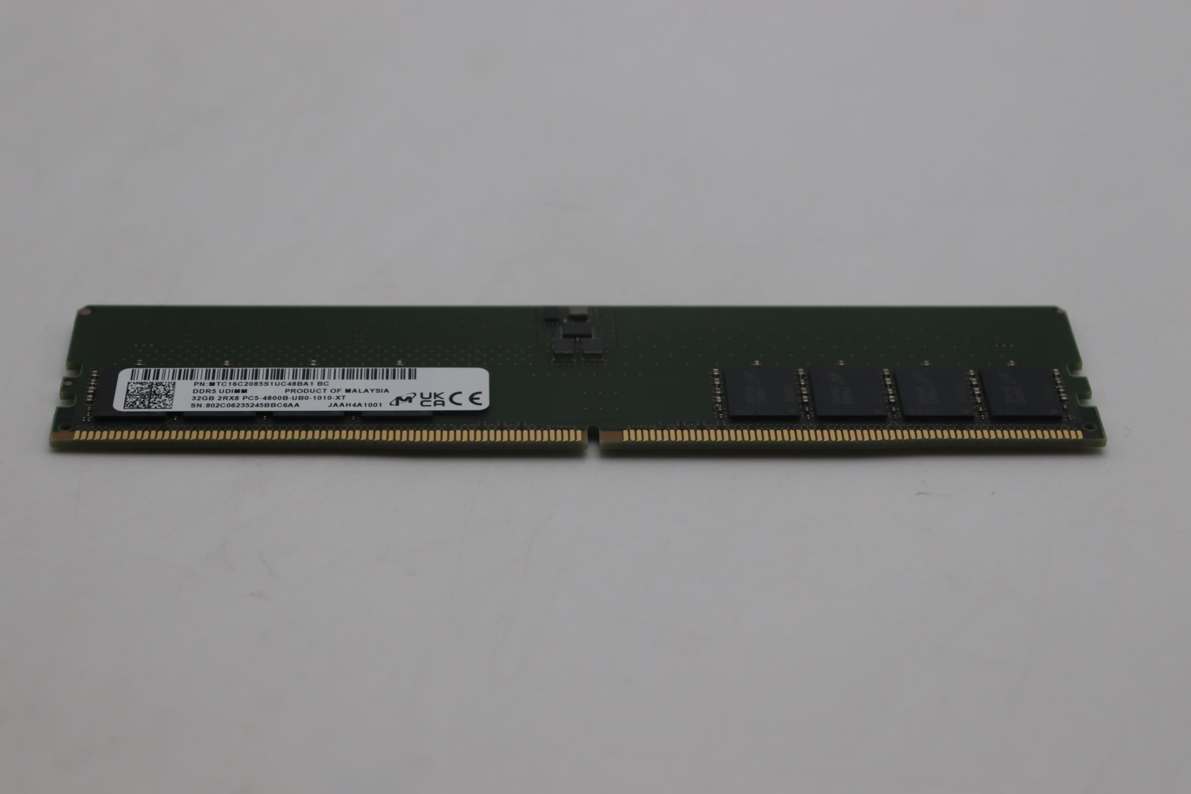 Lenovo Part  Original Lenovo UDIMM,32GB, DDR5,4800 ,Micron