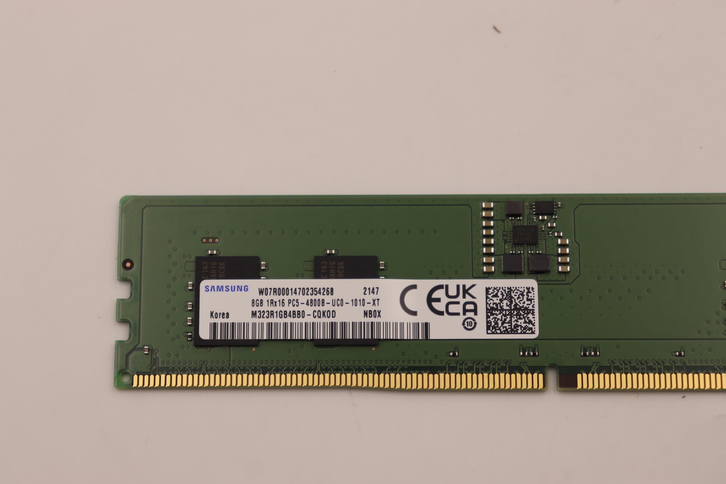 5M30Z71686 - Original Lenovo UDIMM,8GB, DDR5,4800 ,Samsung