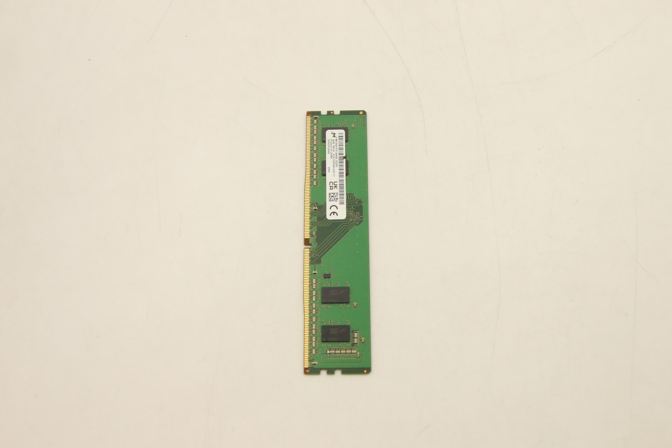 Lenovo Part  Original Lenovo UDIMM,4GB, DDR4,3200 ,Micron