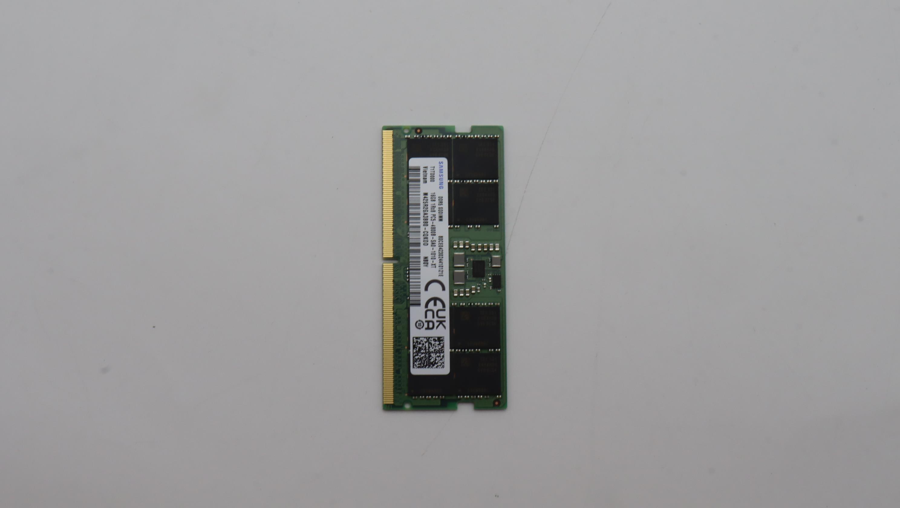 Lenovo Part  Original Lenovo MEMORY SODIMM,16GB, DDR5,4800,Sansung