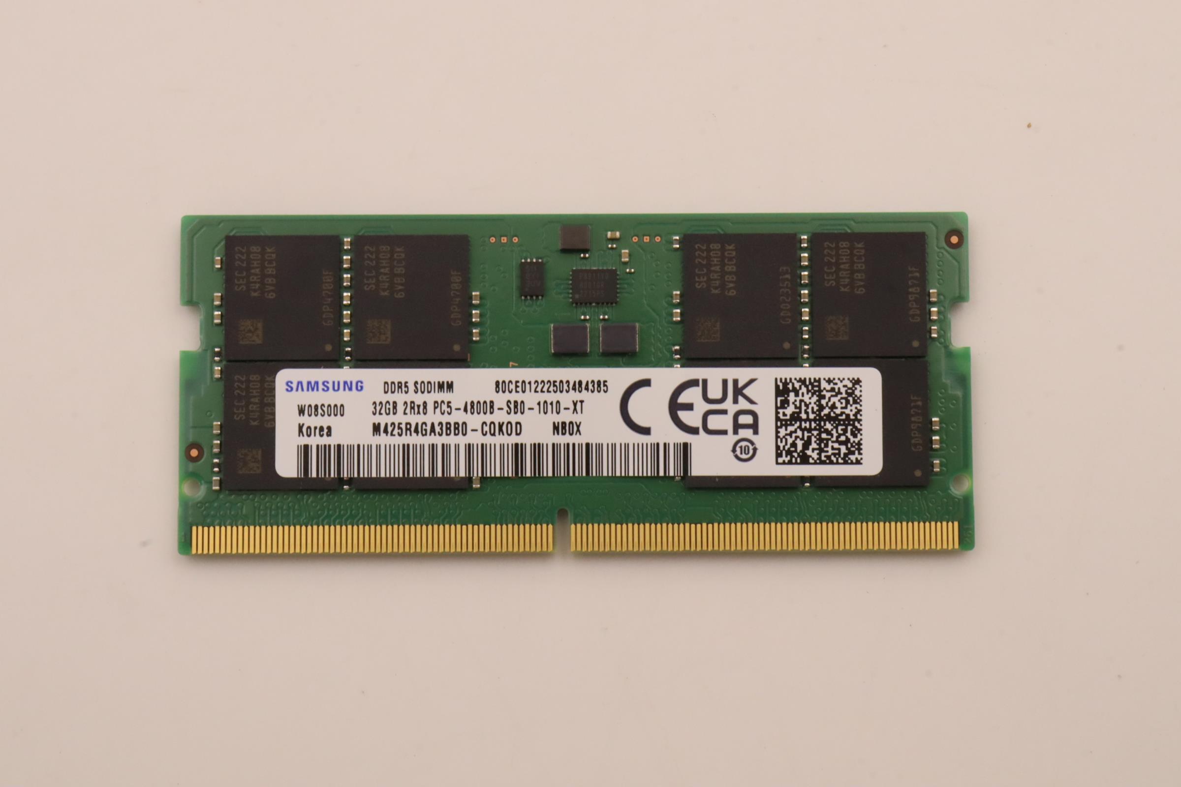 Lenovo Part  Original Lenovo MEMORY SODIMM,32GB, DDR5,4800,Sansung