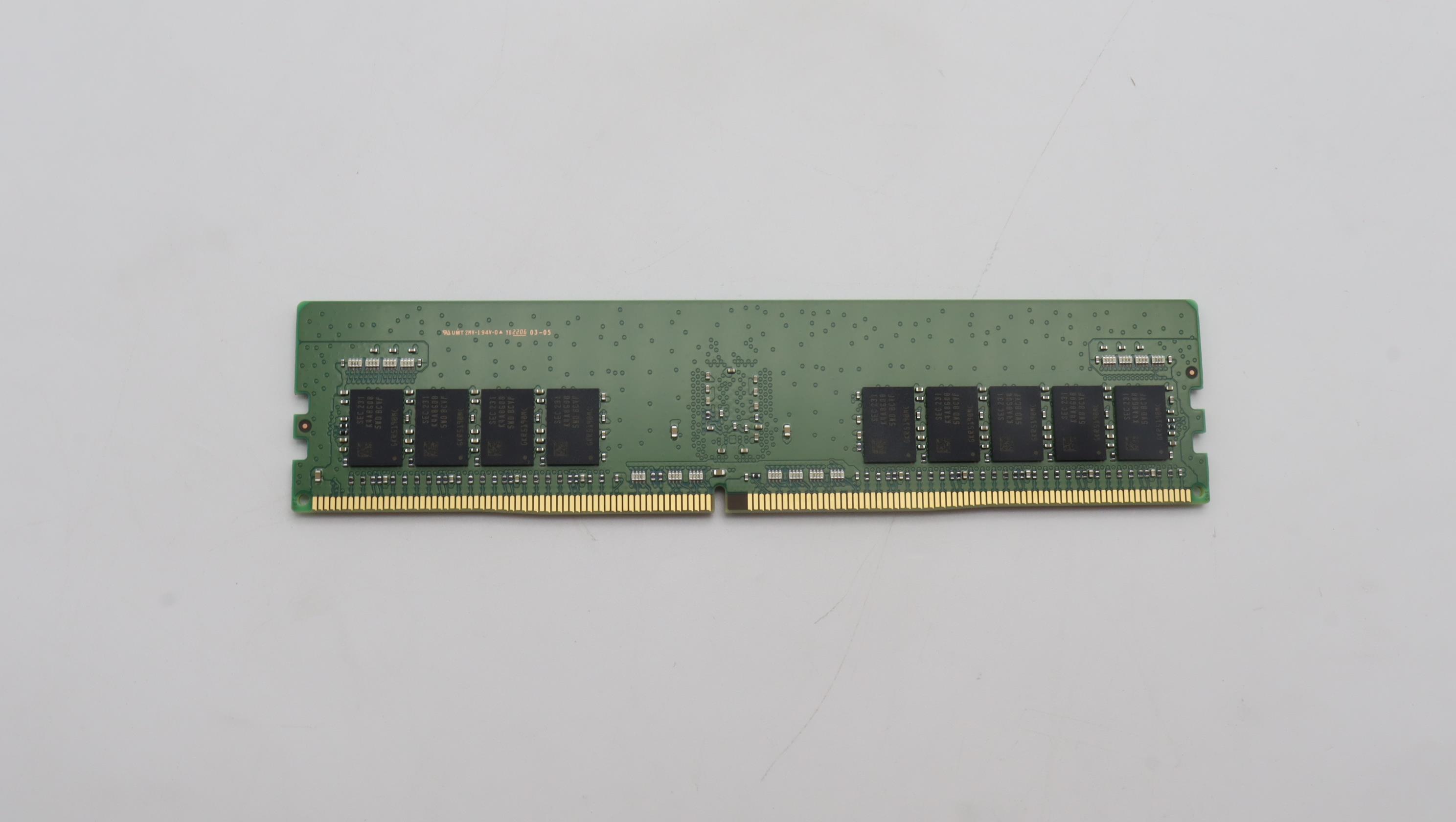 Lenovo Part  Original Lenovo 16GB 2Rx8 PC4-2933-R DDR4-2933 RDIMM   8G-1Ynm-D-die SDP