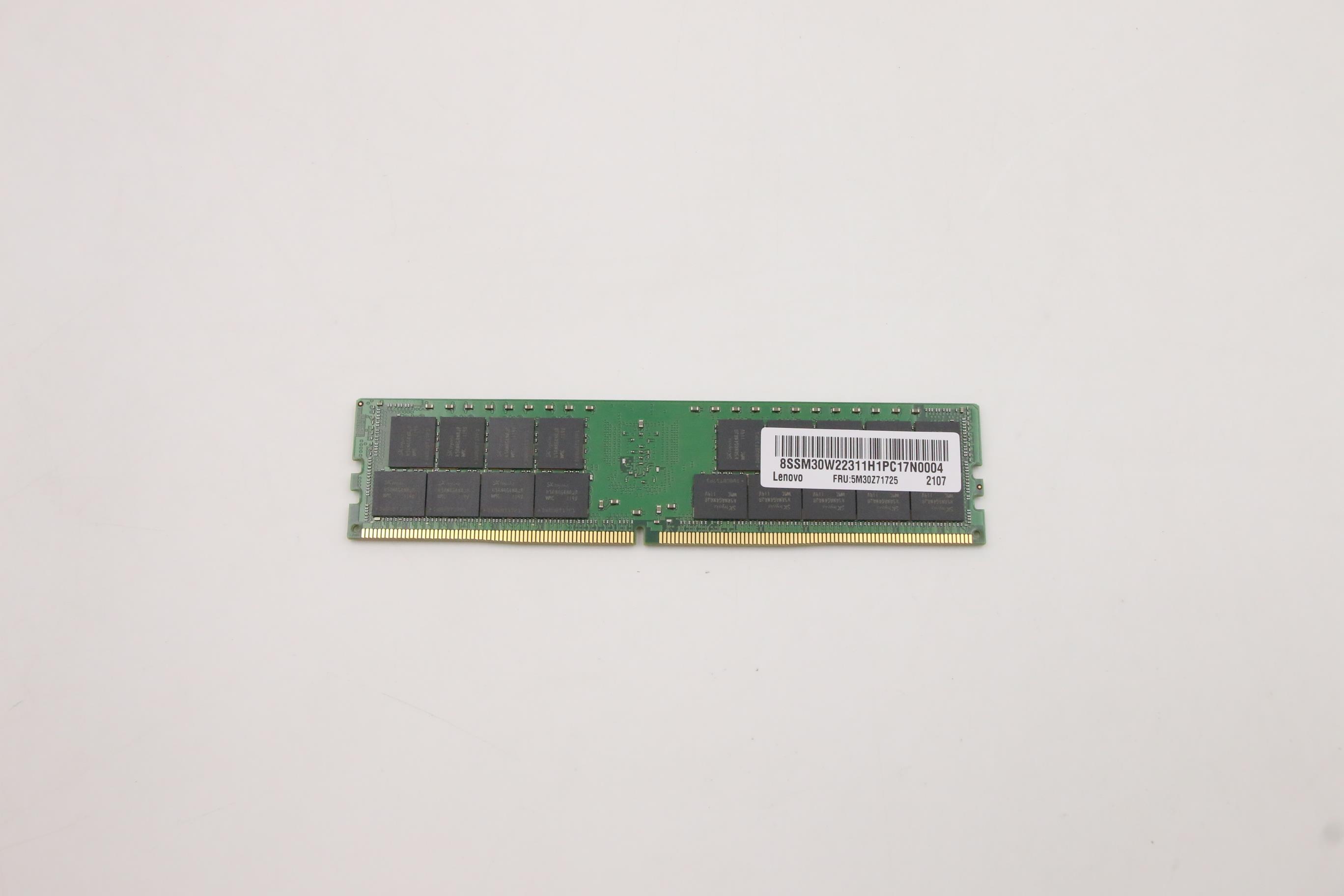5M30Z71725 - Original Lenovo 64GB 2Rx4 PC4-2933-R DDR4-2933 RDIMM   16G-1Xnm-AliusPrime SDP