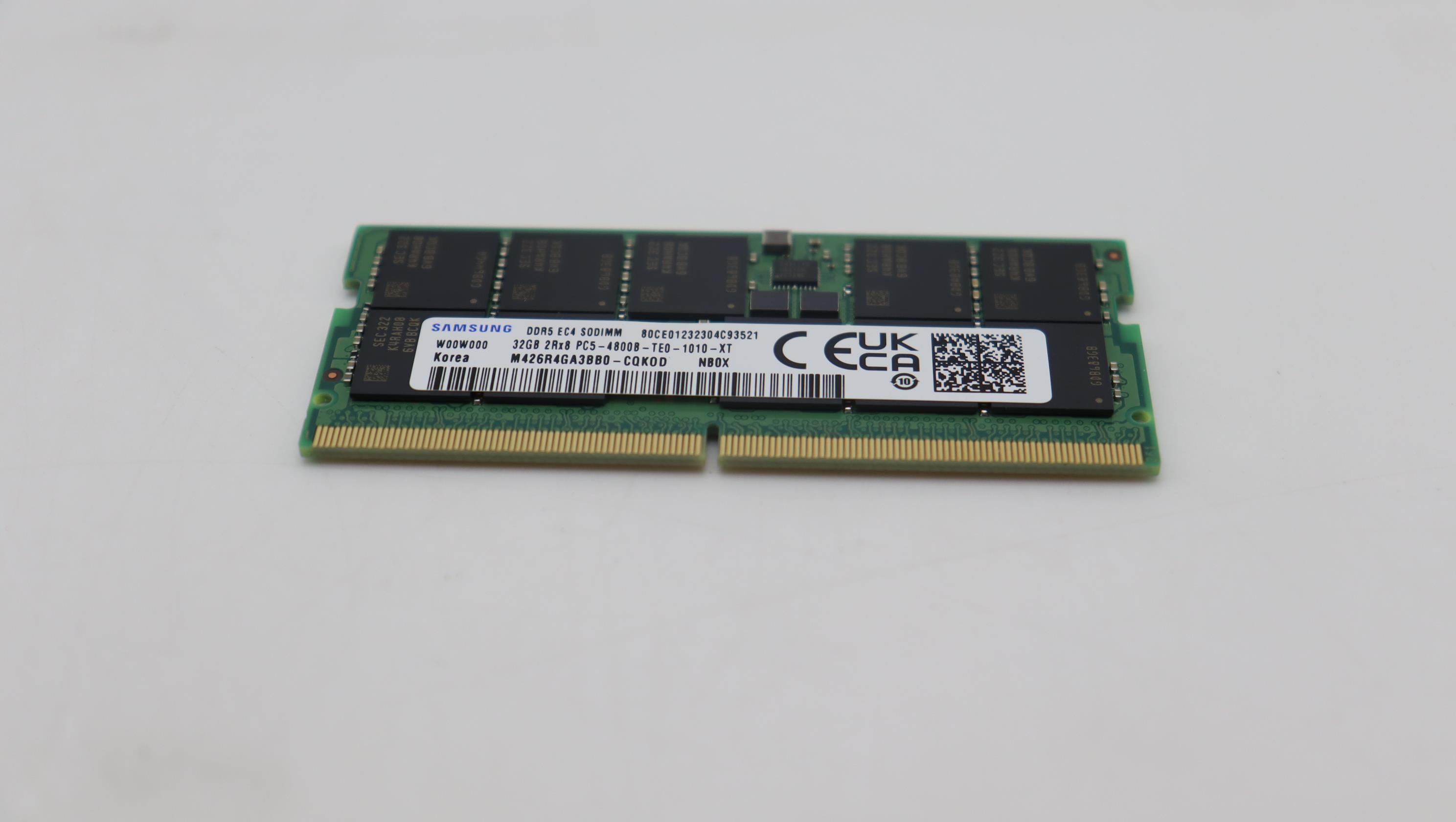 Lenovo Part  Original Lenovo MEMORY ECC SODIMM,32GB,DDR5,4800,Samsung