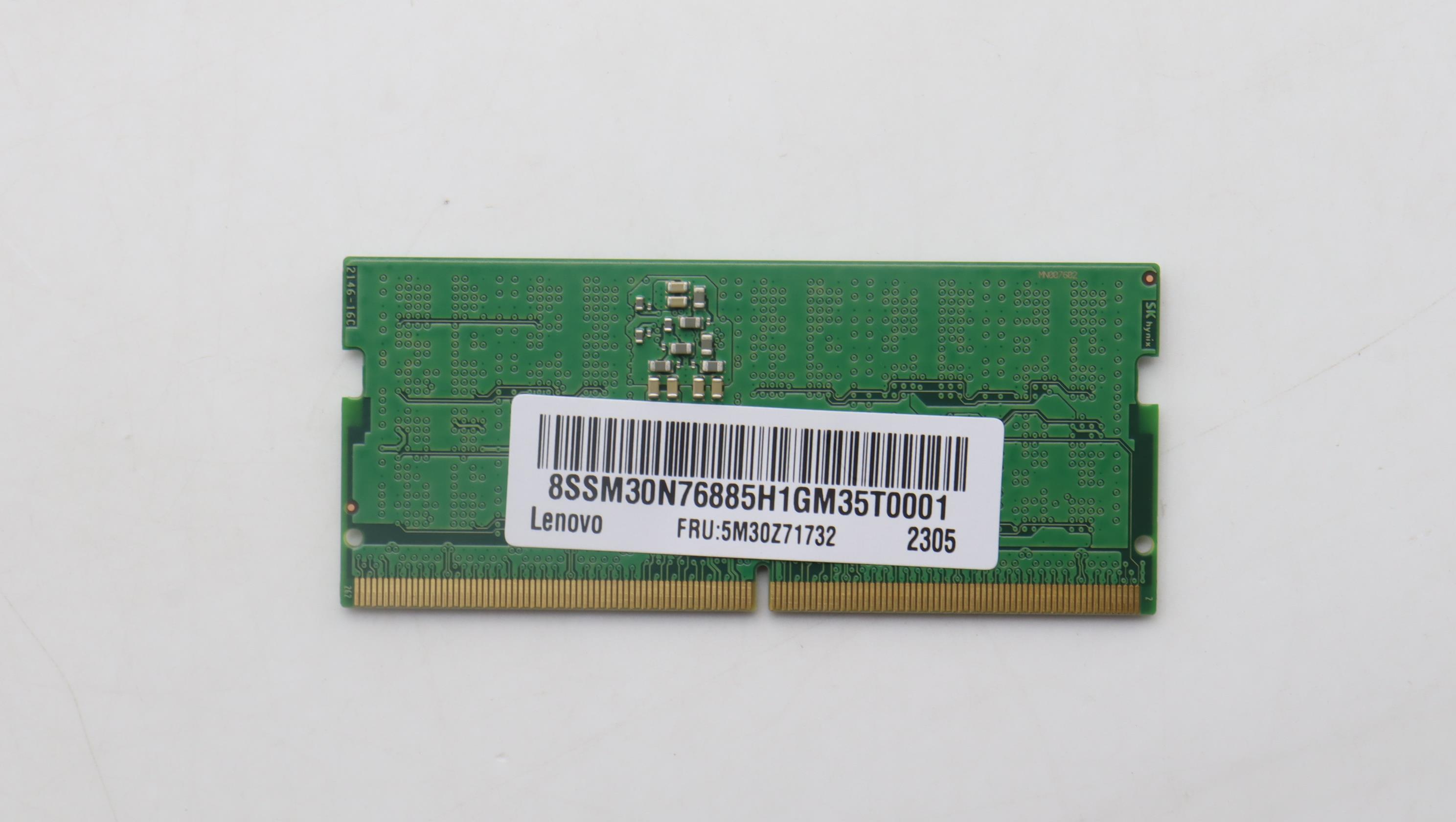 5M30Z71732 - Original Lenovo MEMORY ECC SODIMM,16GB,DDR5,4800,Hynix
