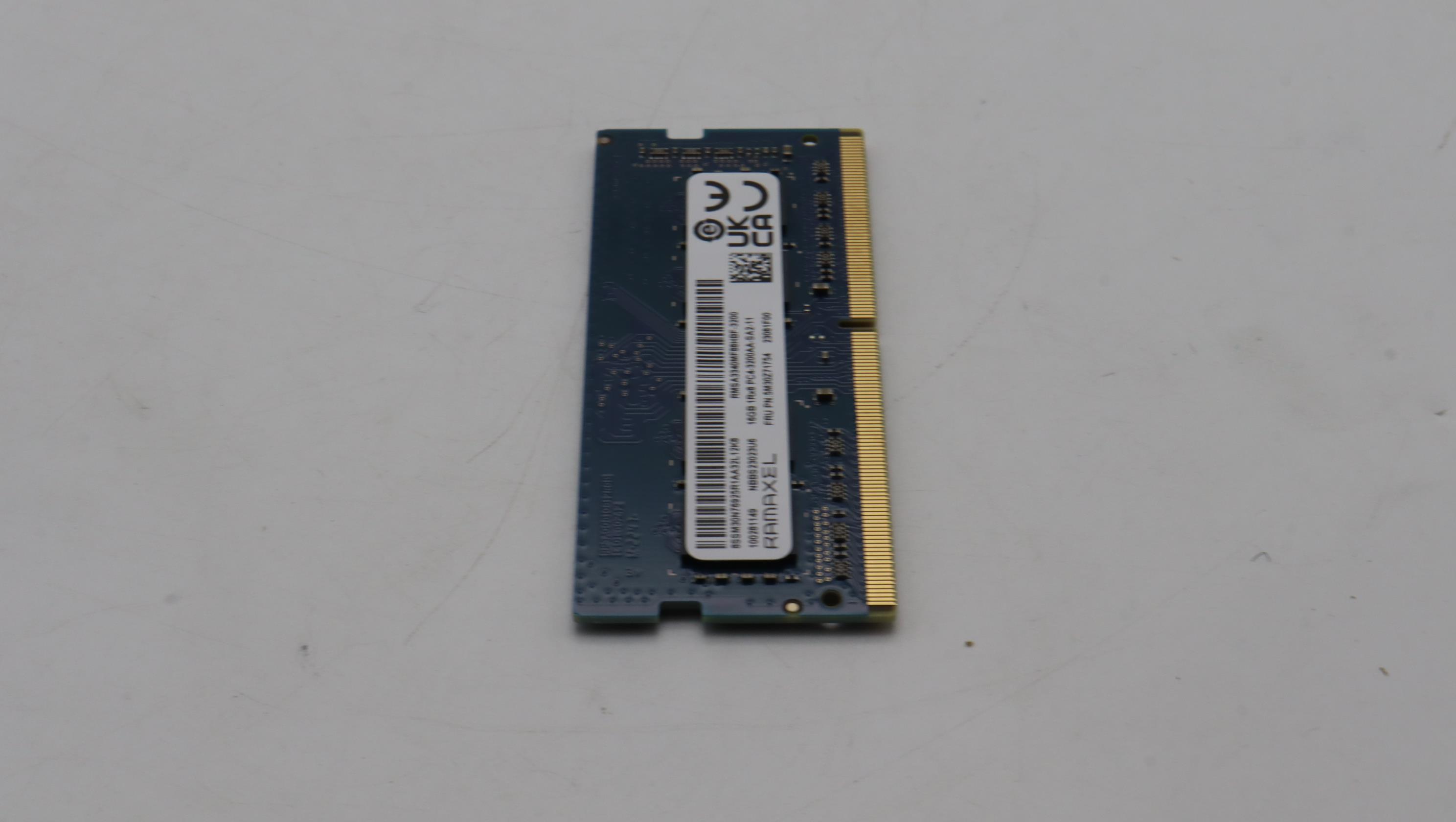 Lenovo Part  Original Lenovo MEMORY SODIMM,16GB,DDR4,3200,Ramaxel