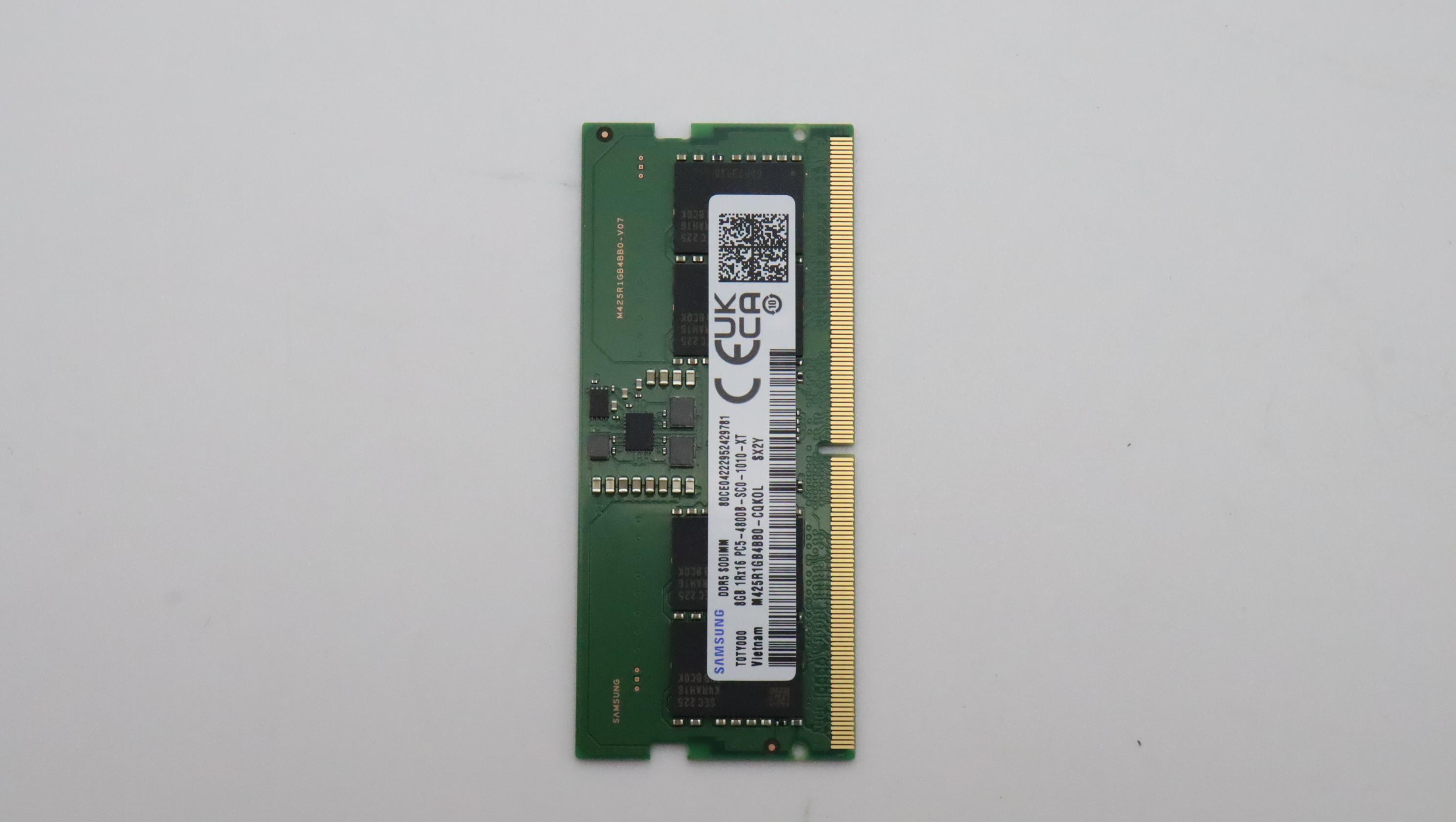 Lenovo Part  Original Lenovo MEMORY SODIMM,8GB,DDR5,4800,Samsung