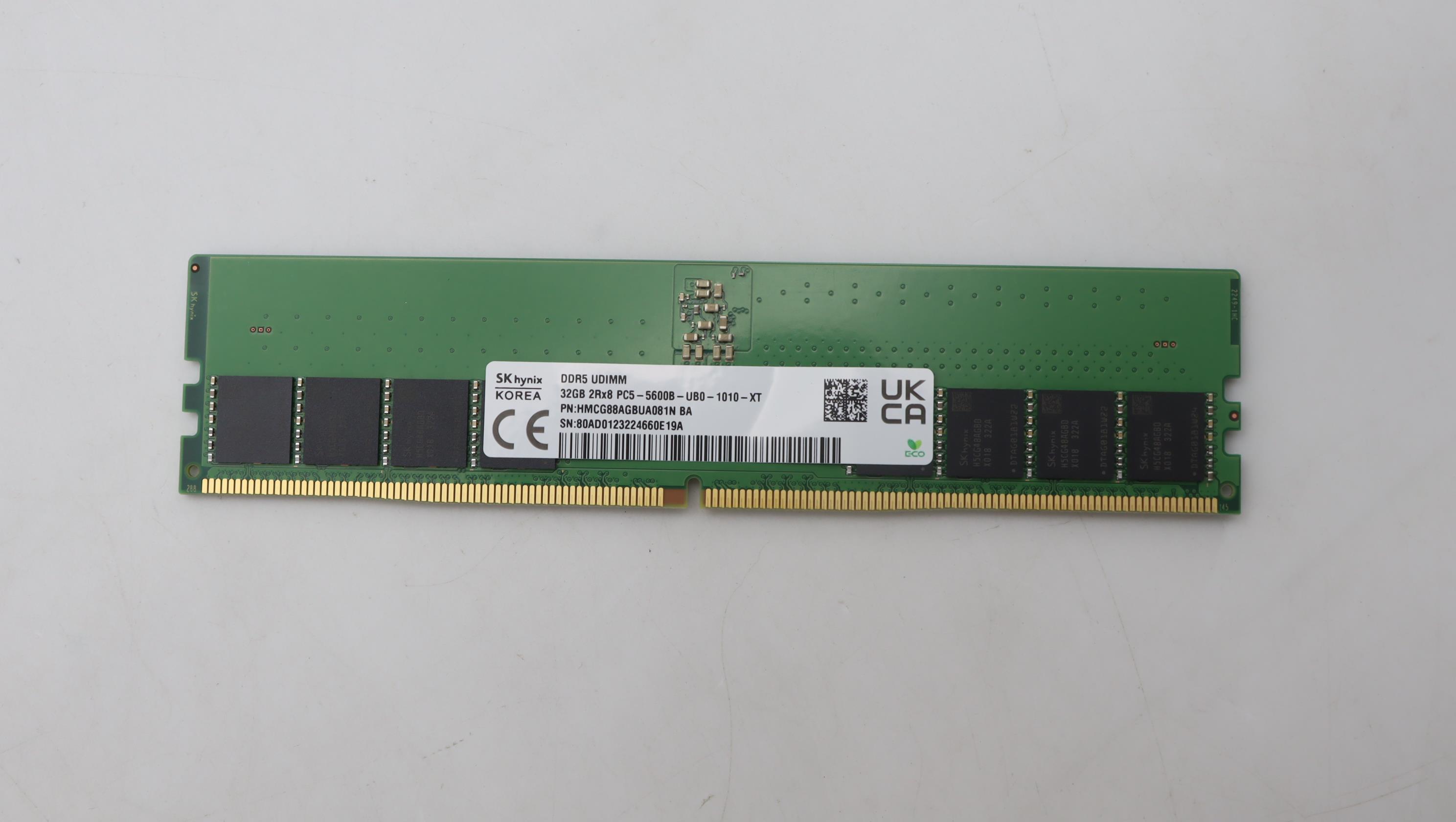 Lenovo Part  Original Lenovo MEMORY UDIMM,32GB,DDR5,5600,Sk Hynix