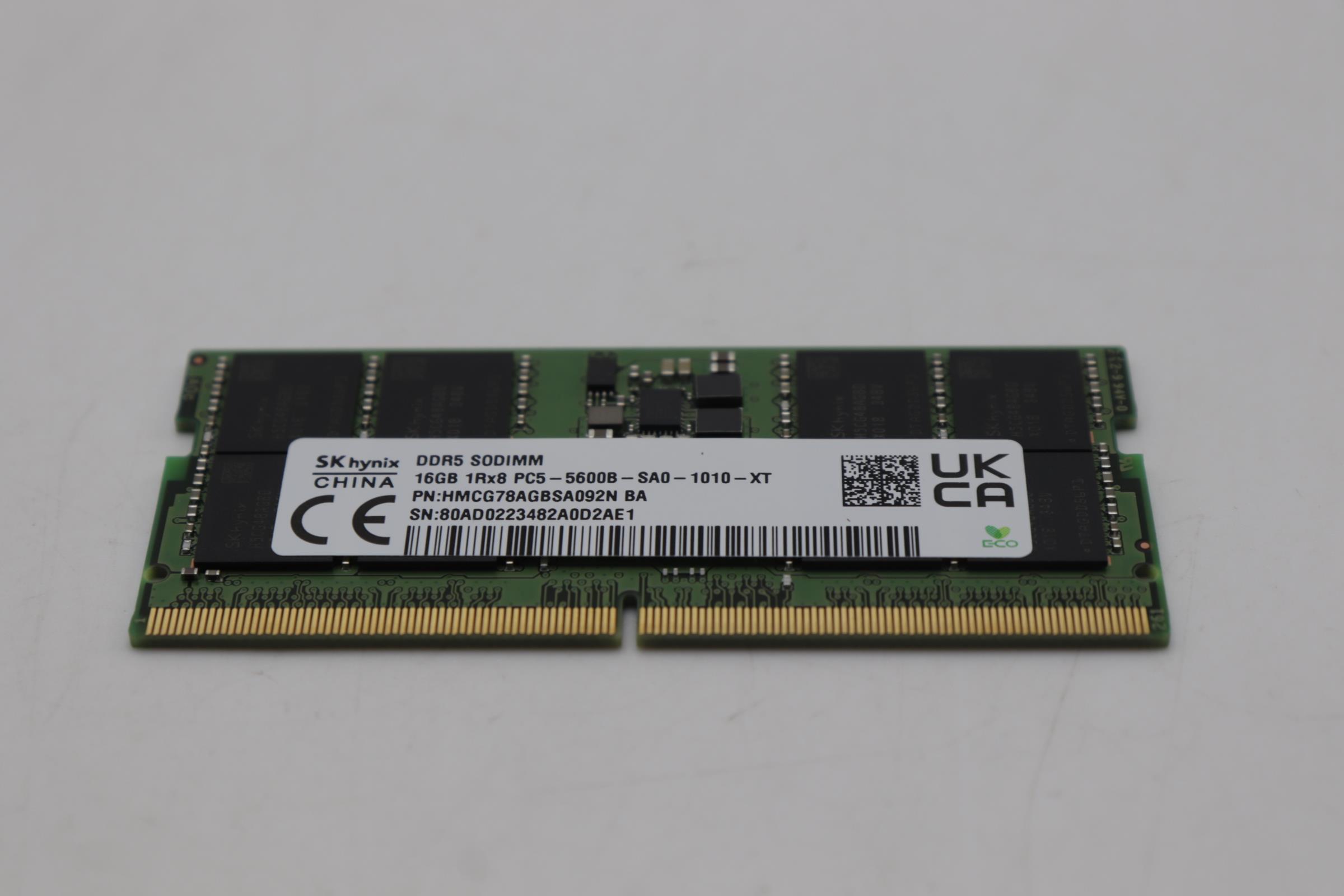 Lenovo Part  Original Lenovo MEMORY SODIMM,16GB,DDR5,5600,Sk Hynix