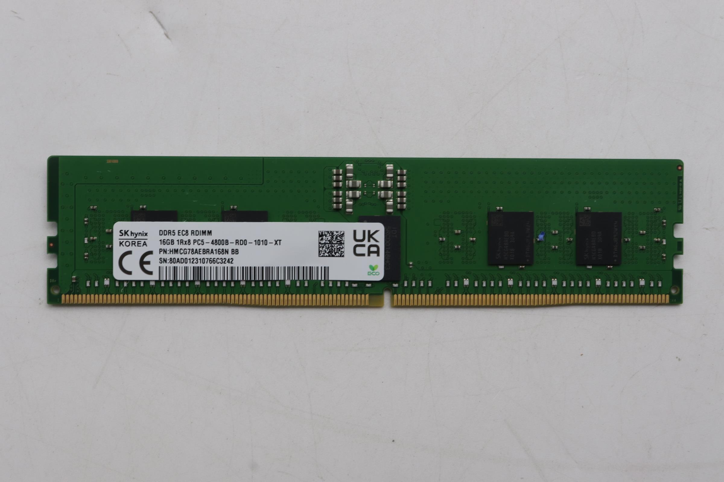 5M31E39588 - Original Lenovo MEMORY RDIMM,16GB,DDR5,4800-B,Skhynix