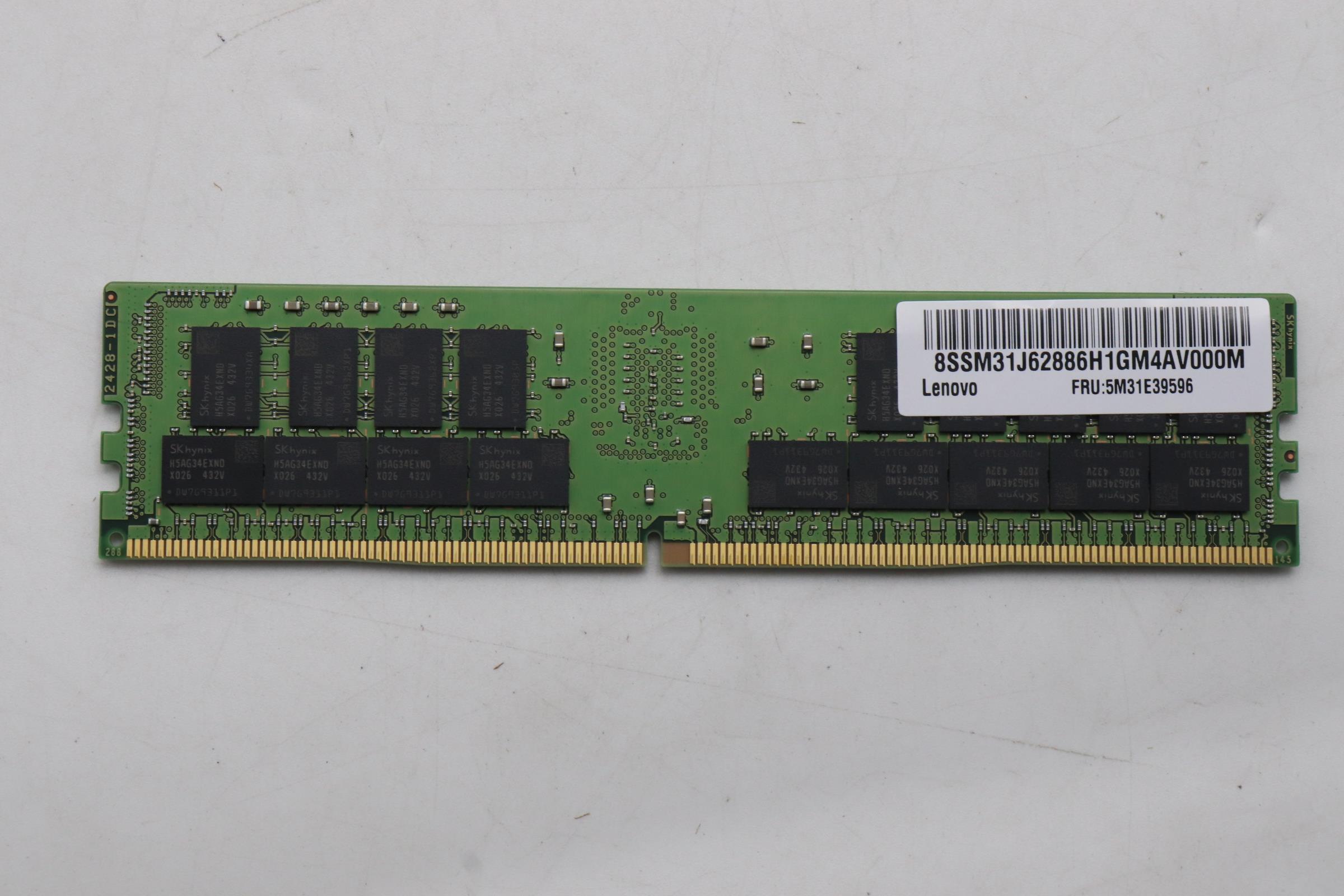 5M31E39596 - Original Lenovo Memory RDIMM 32GB DDR4 3200 Hynix