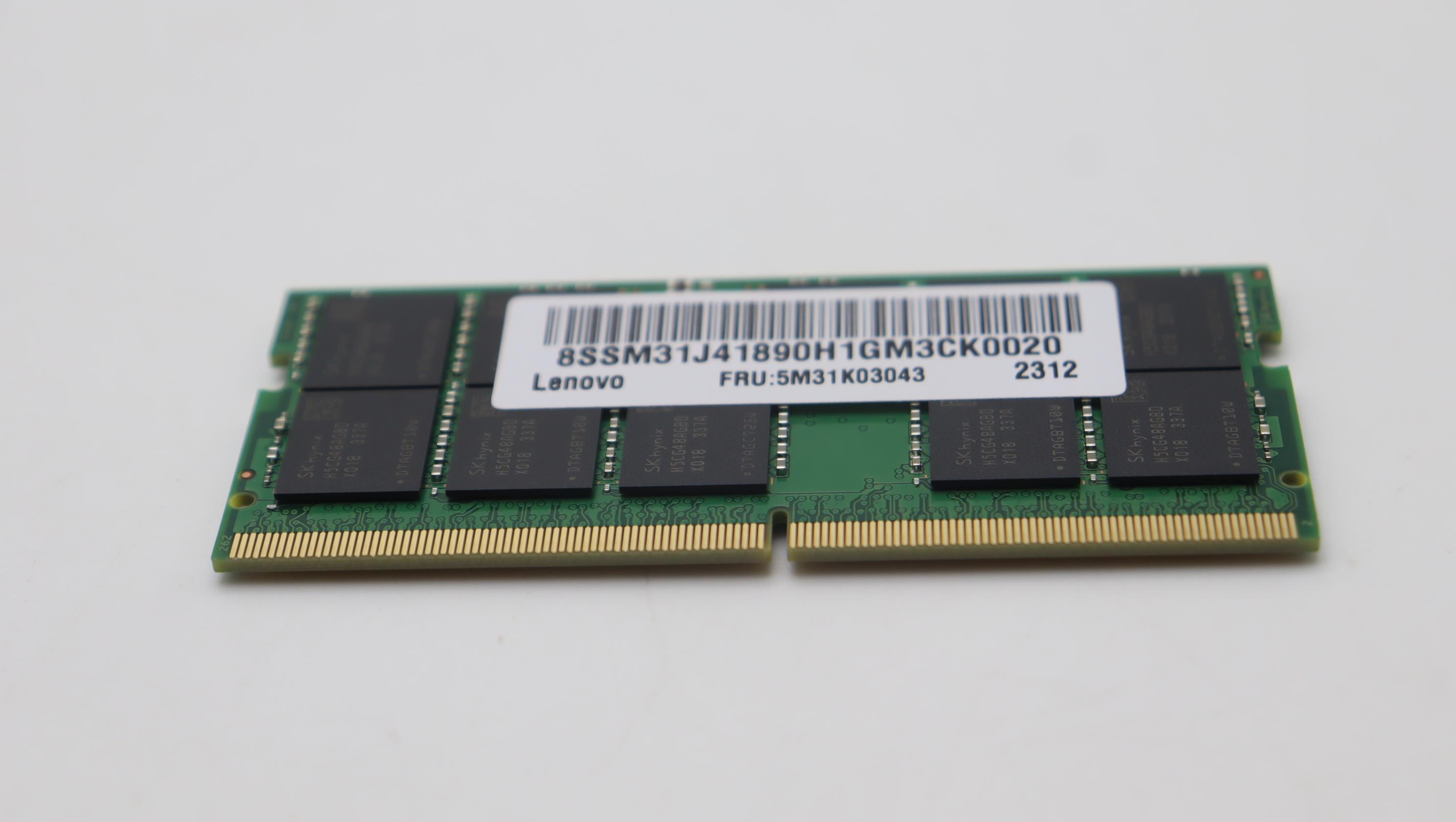 5M31K03043 - Original Lenovo MEMORY ECC SODIMM,32G,DDR5,5600,SK Hynix