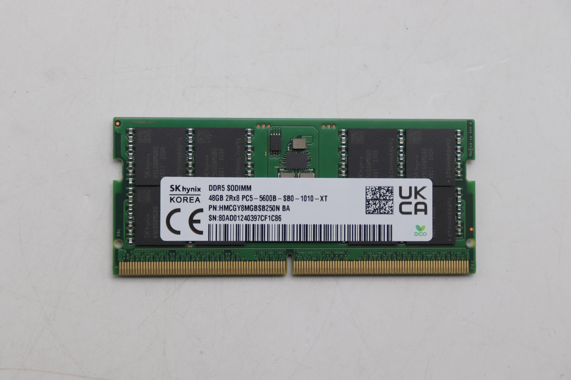 5M31K03111 - Original Lenovo MEMORY SODIMM,48GB,DDR5,5600,SK Hynix