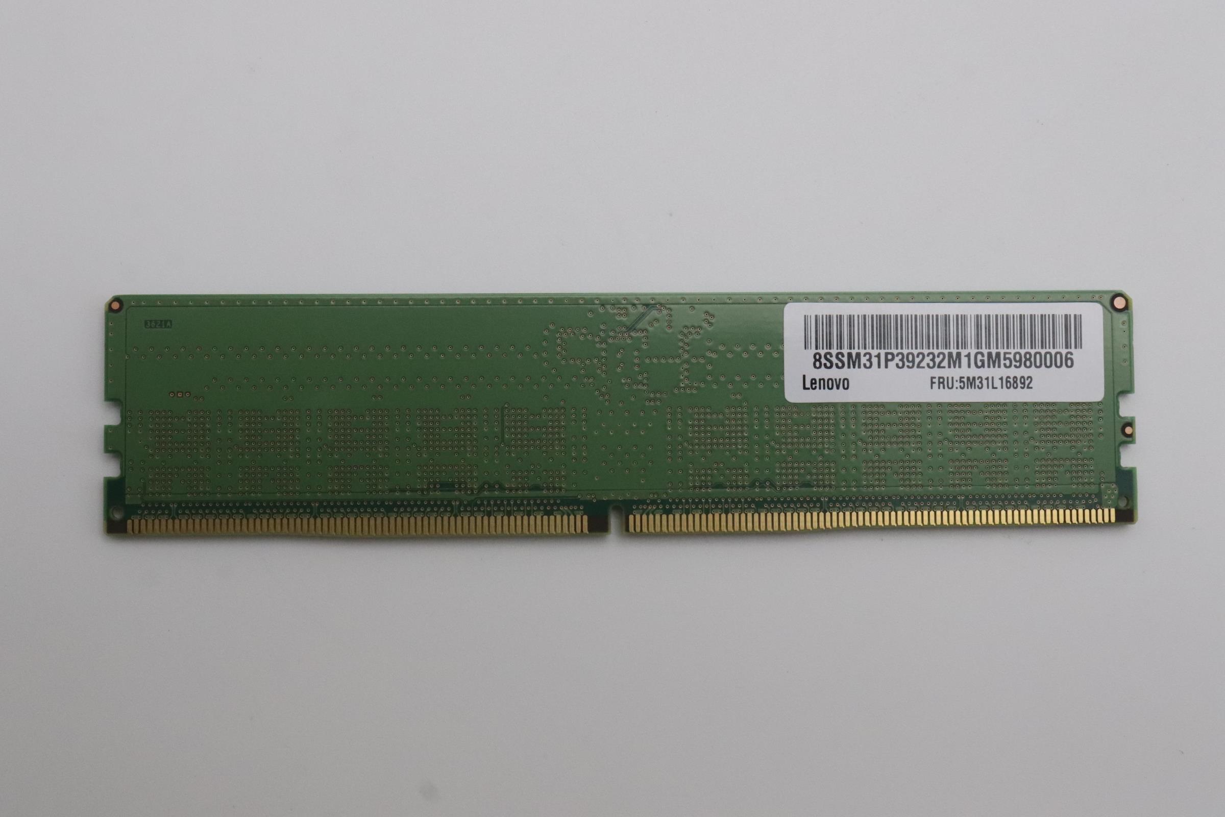 5M31L16892 - Original Lenovo MEMORY ECC-UDIMM,16GB,DDR5,5600-B,Micron