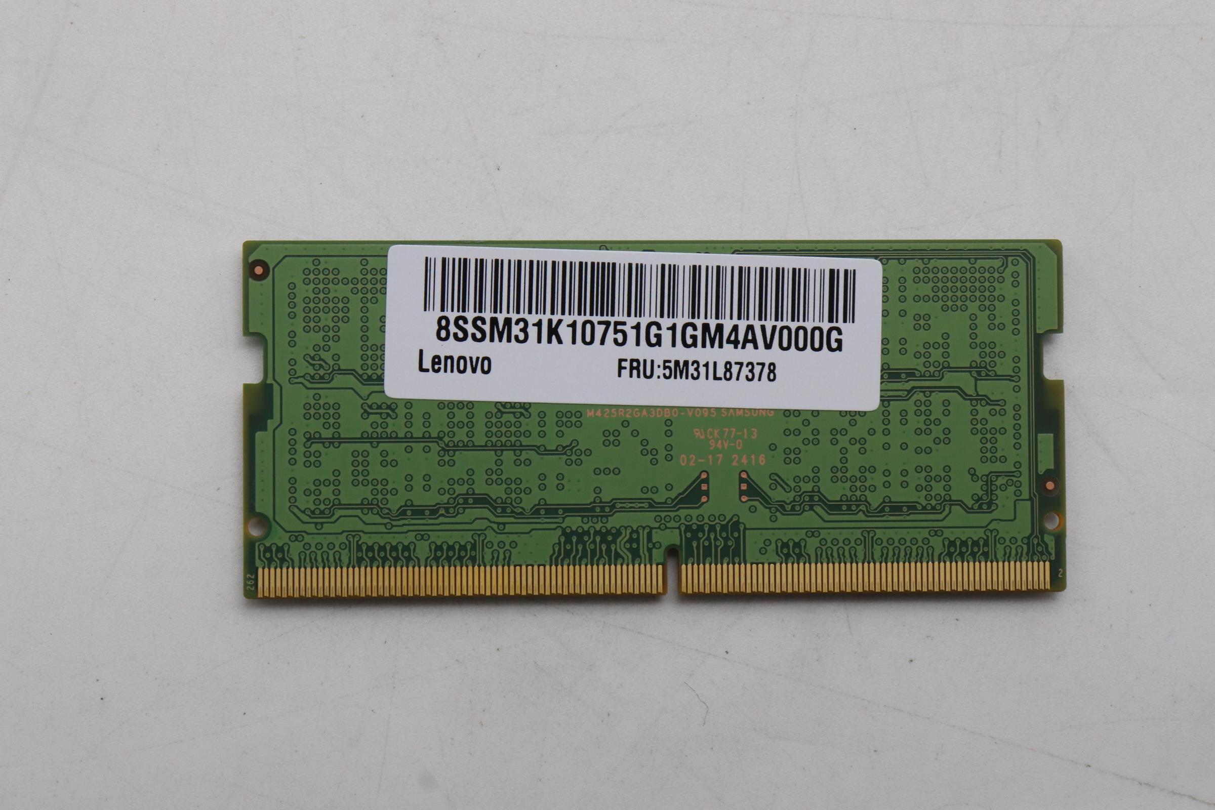 5M31L87378 - Original Lenovo MEMORY SODIMM,16GB,DDR5,5600,Samsung