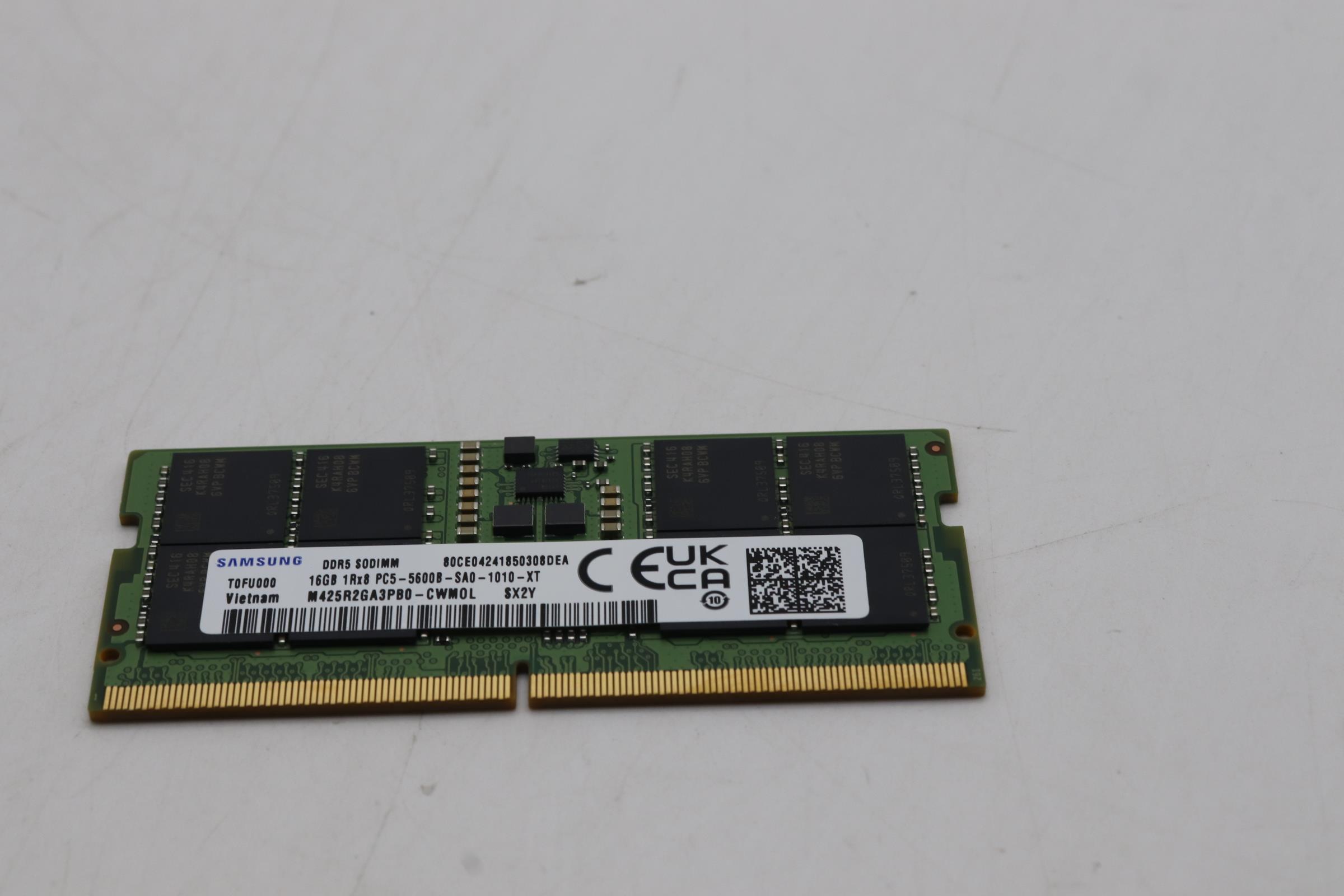 5M31L87378 - Original Lenovo MEMORY SODIMM,16GB,DDR5,5600,Samsung