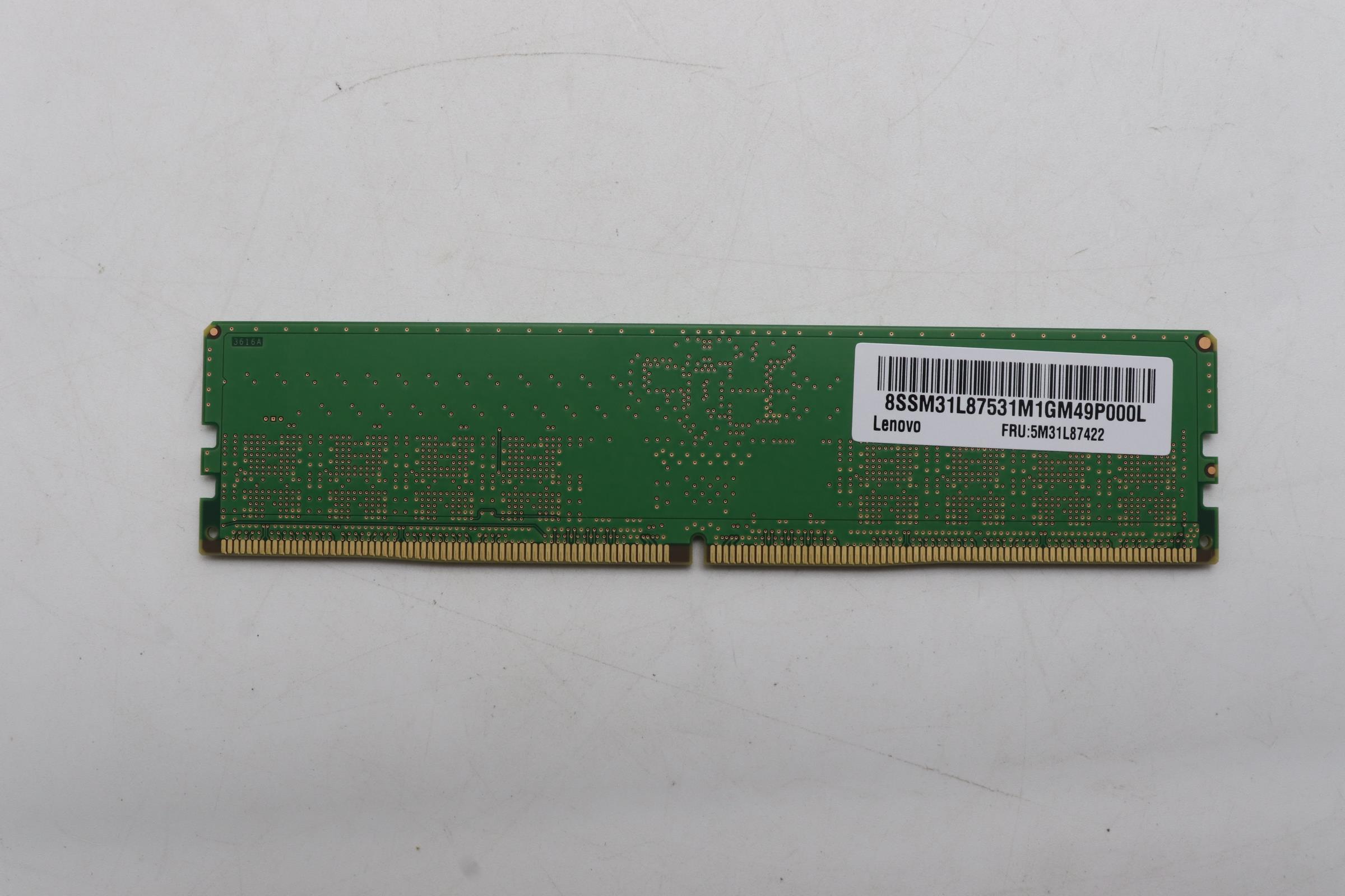 5M31L87422 - Original Lenovo MEMORY UDIMM,16GB,DDR5,5600,Micron
