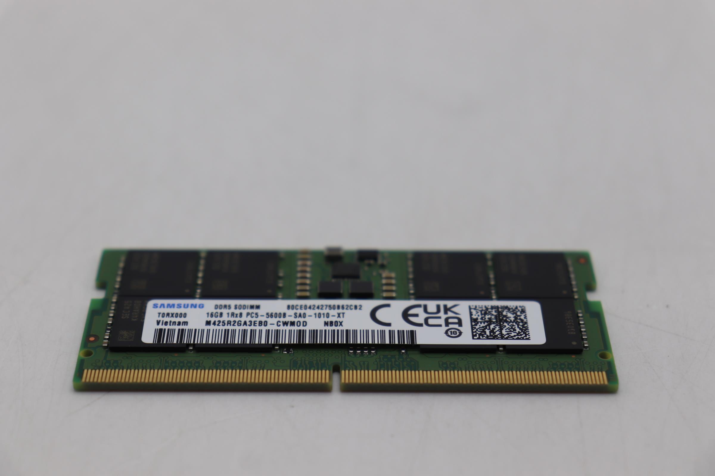 5M31N59978 - Original Lenovo MEMORY SODIMM, 16GB, DDR5, 5600, Samsung