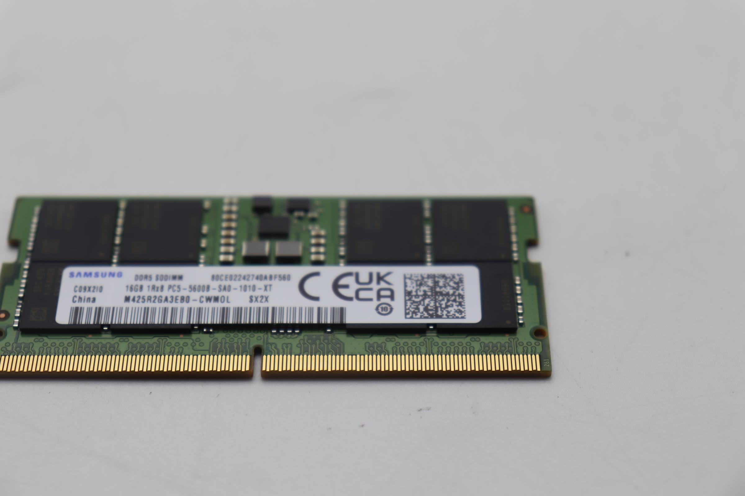 5M31N59979 - Original Lenovo MEMORY SODIMM, 16GB, DDR5, 5600, Samsung