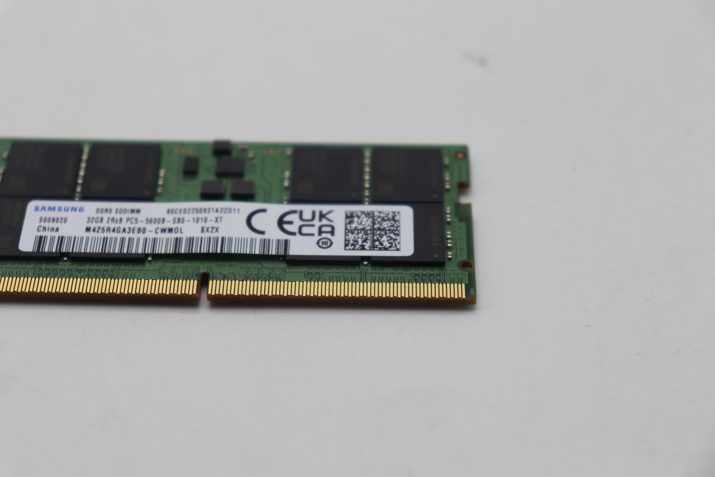 5M31N59981 - Original Lenovo Memory SODIMM 32GB DDR5 5600 Samsung