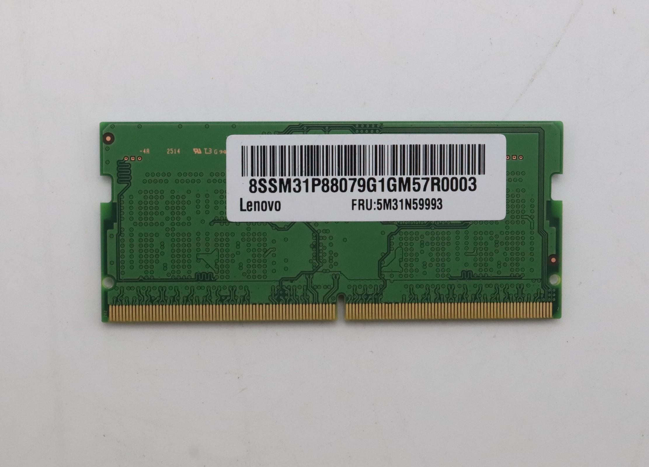 5M31N59993 - Original Lenovo MEMORY CSODIMM,8GB,DDR5,6400,Samsung
