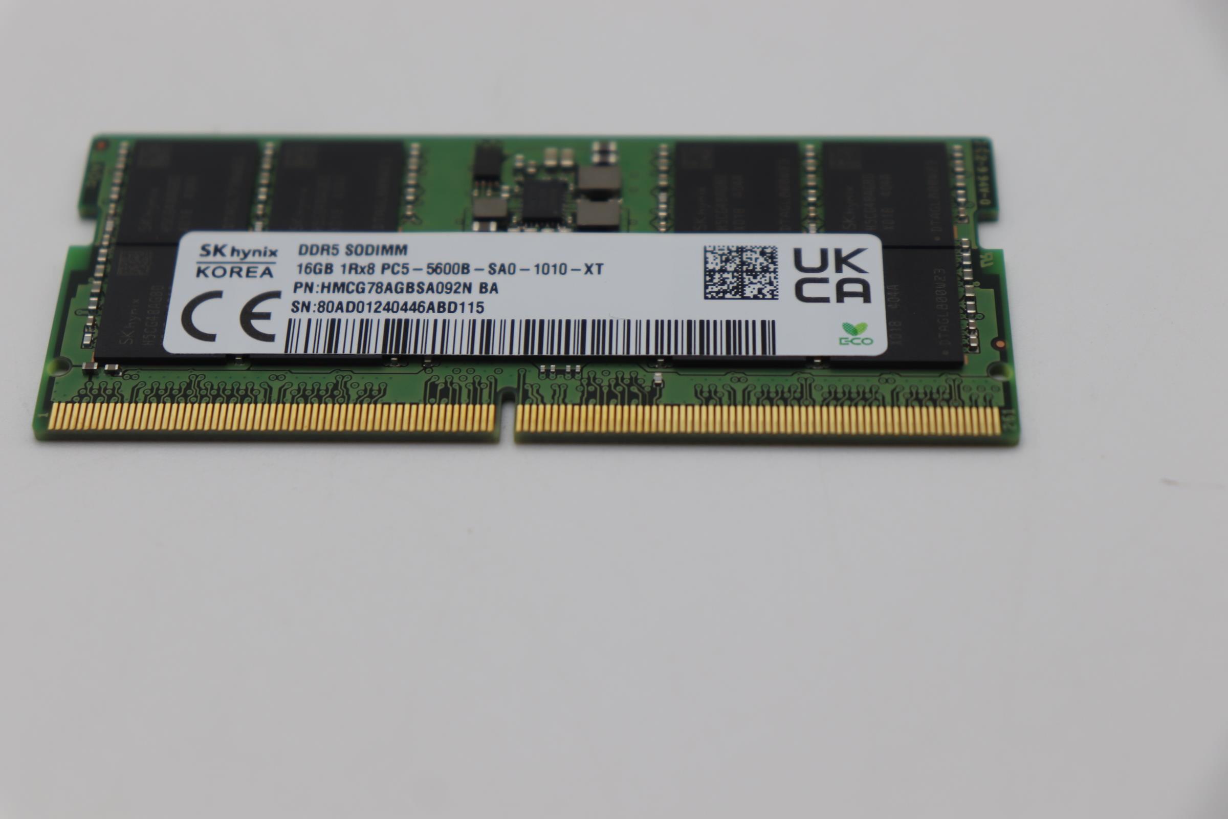 5M31N60024 - Original Lenovo MEMORY SODIMM,16GB,DDR5,5600,Kingston