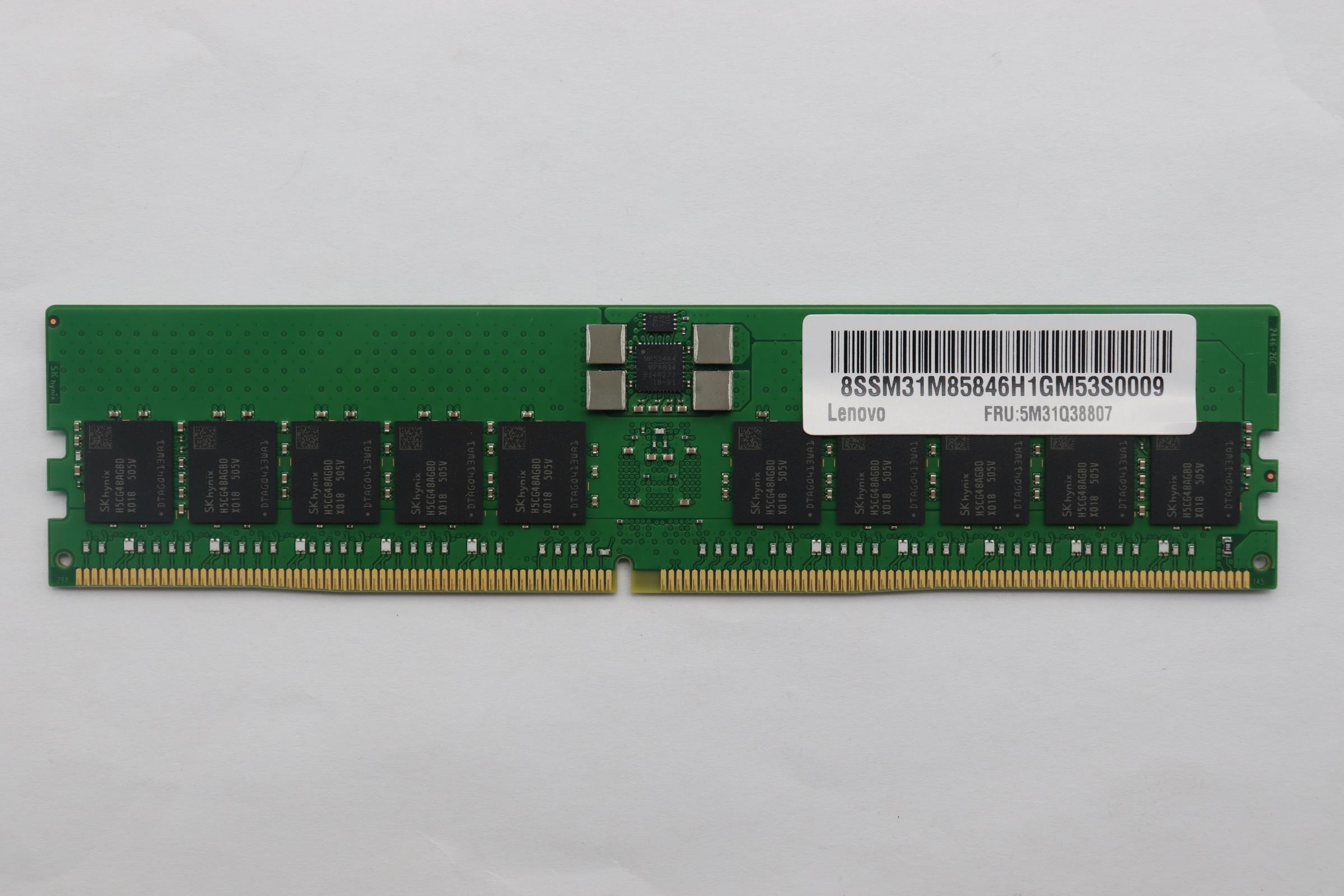 5M31Q38807 - Original Lenovo MEMORY RDIMM,32GB,DDR5,5600,SKHynix