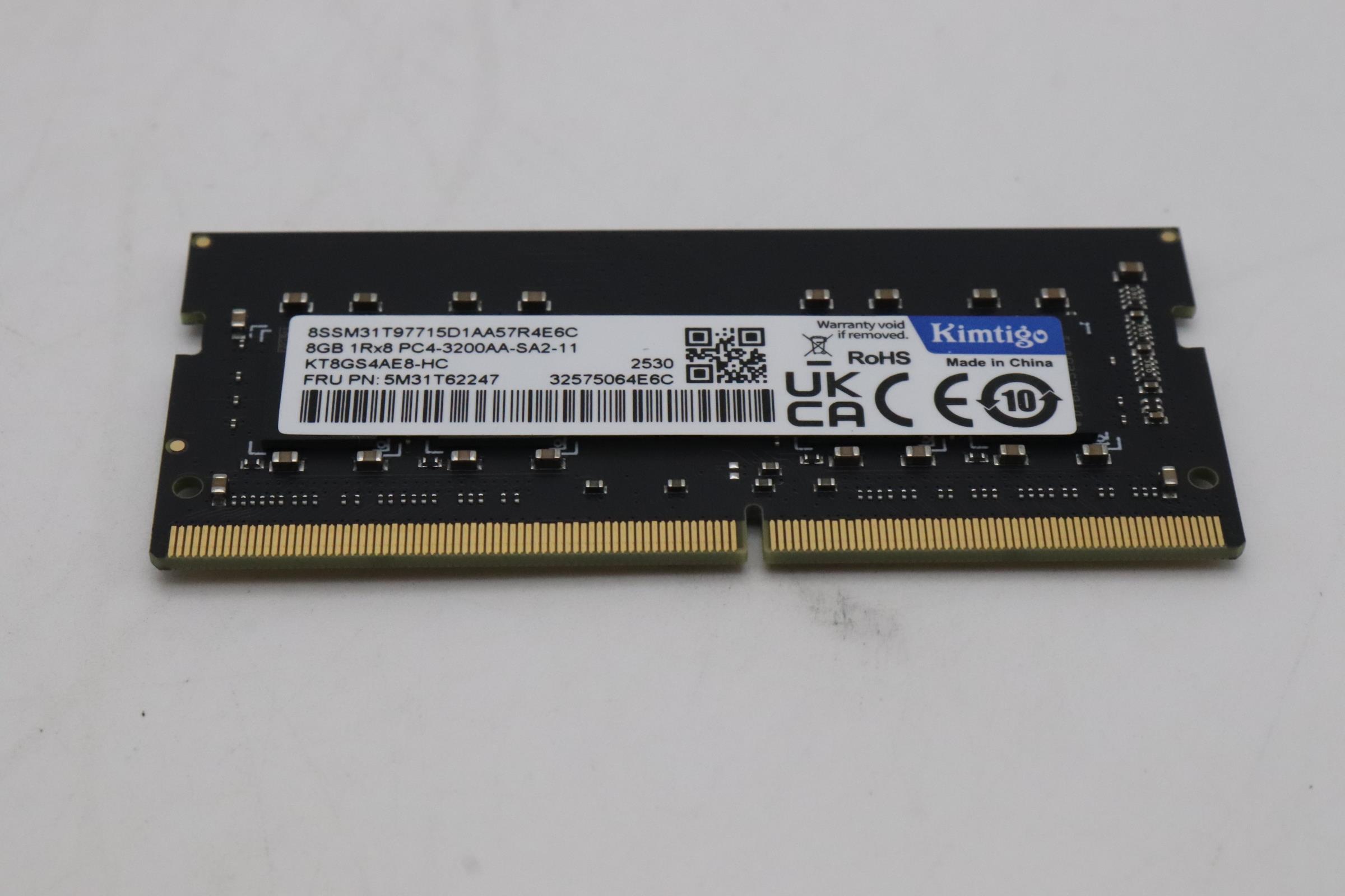 5M31T62247 - Original Lenovo MEMORY SODIMM,8GB,DDR4,3200,Tigo