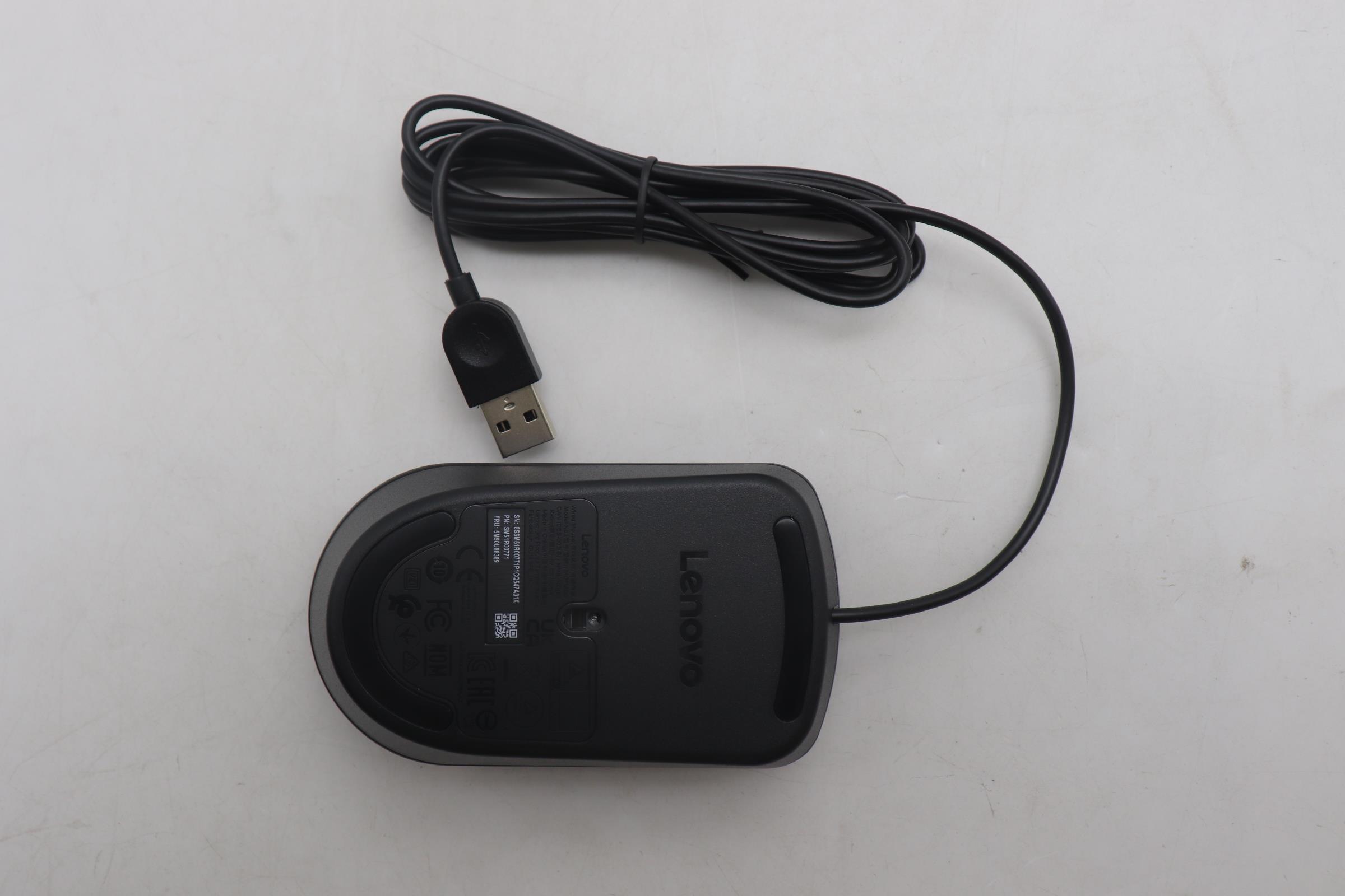 5M50U88389 - Original Lenovo MOUSE USB Calliope3 Mouse BK